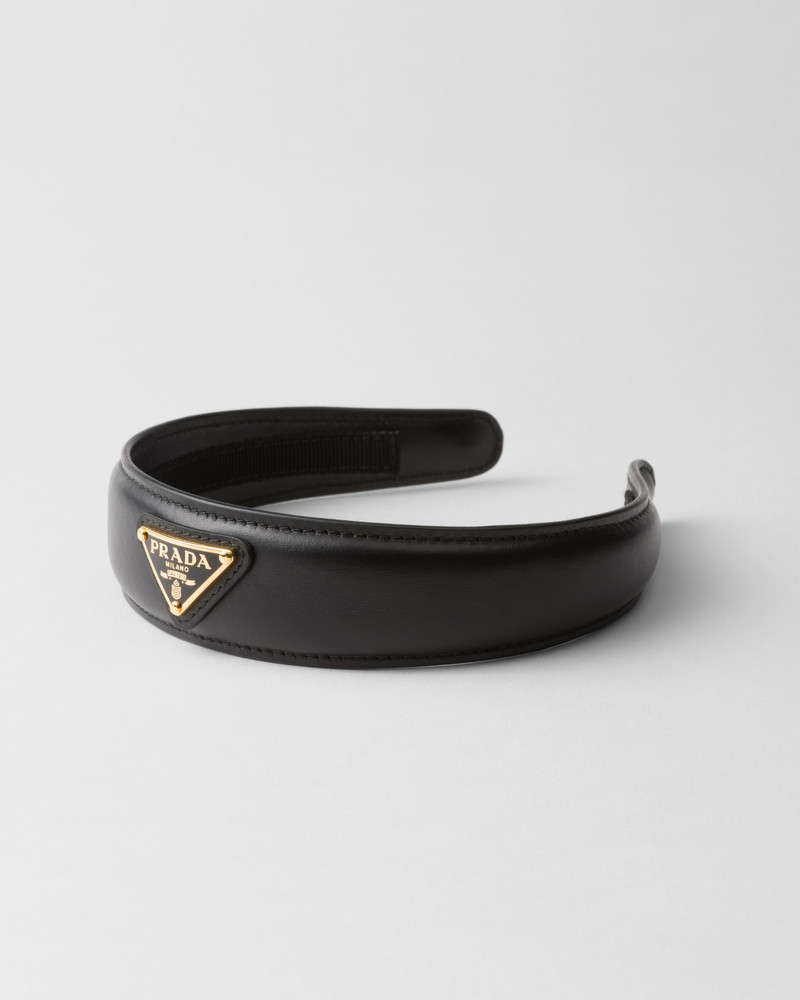 Prada Leather headband outlook