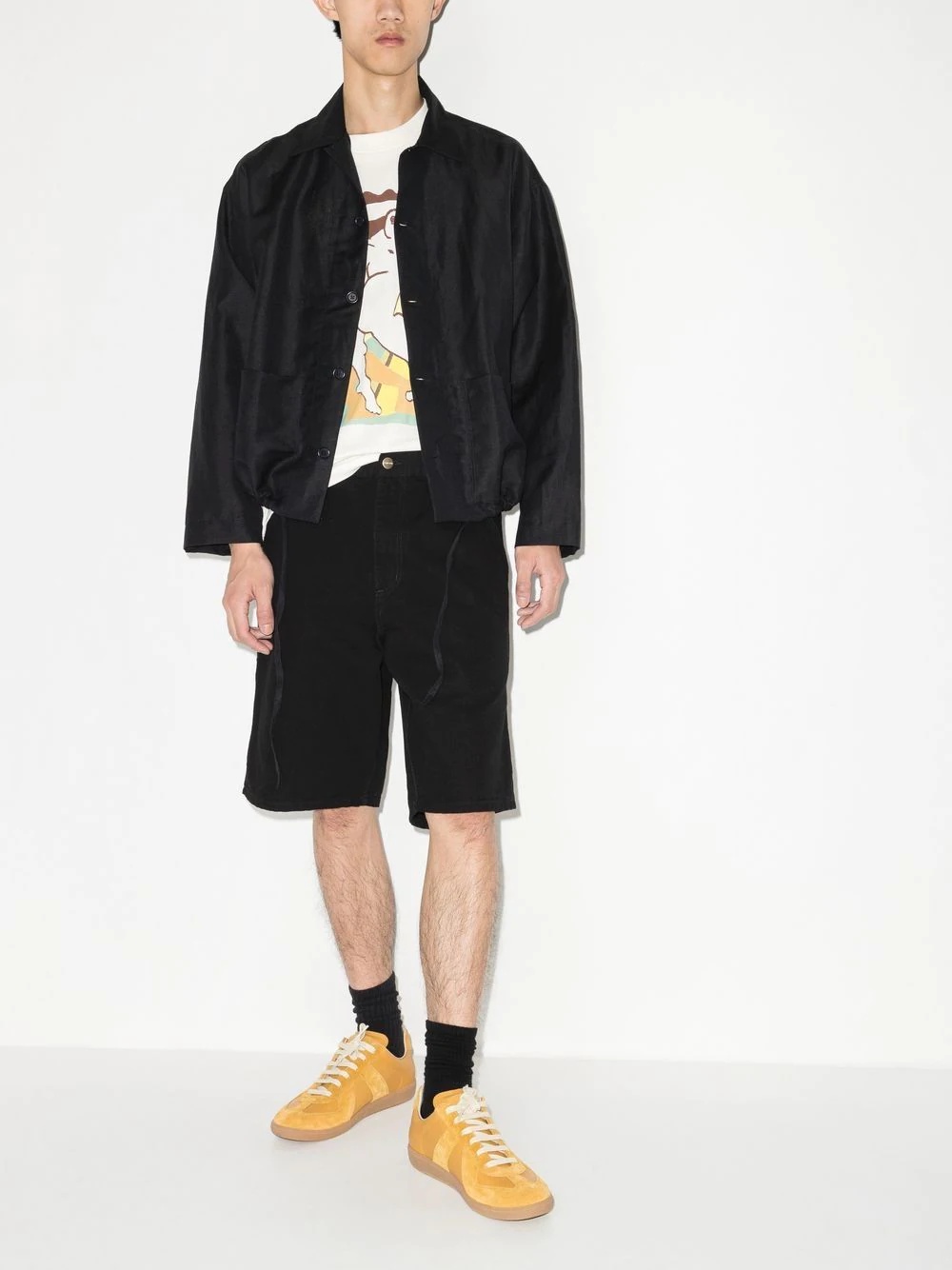 canvas bermuda shorts - 4