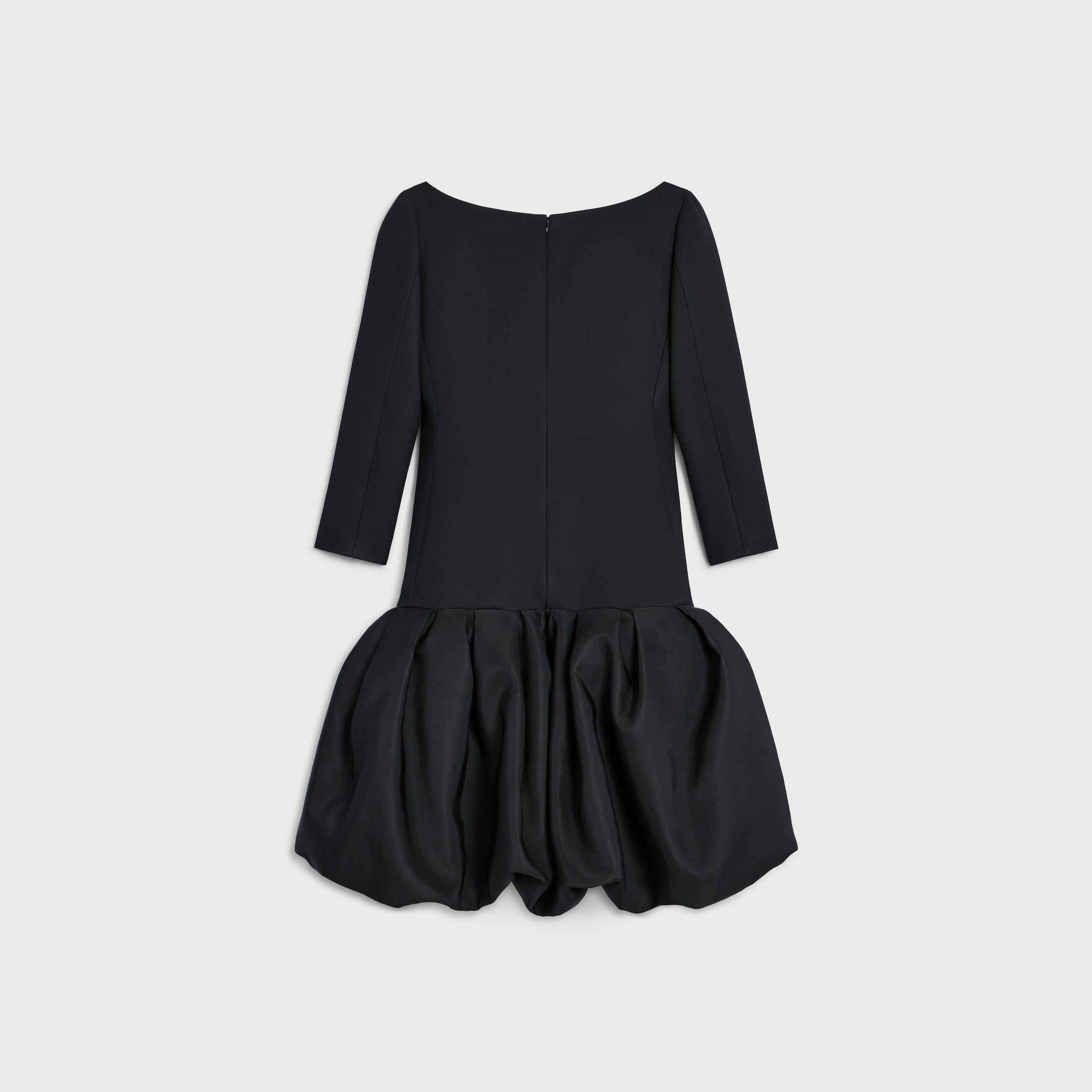 boule skirt dress IN wool and silk cady - 3
