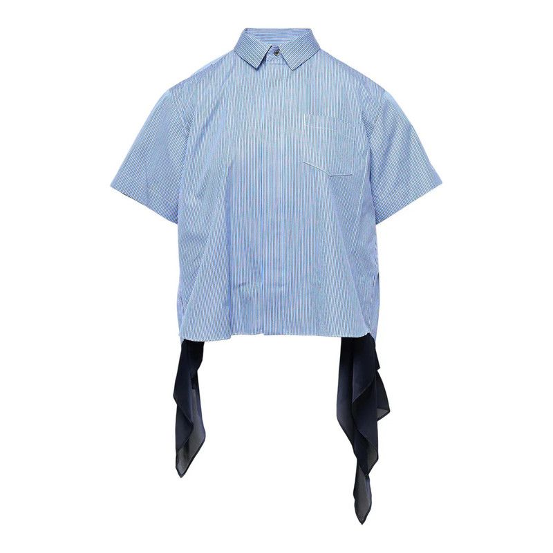 Poplin X Satin Shirt - 1