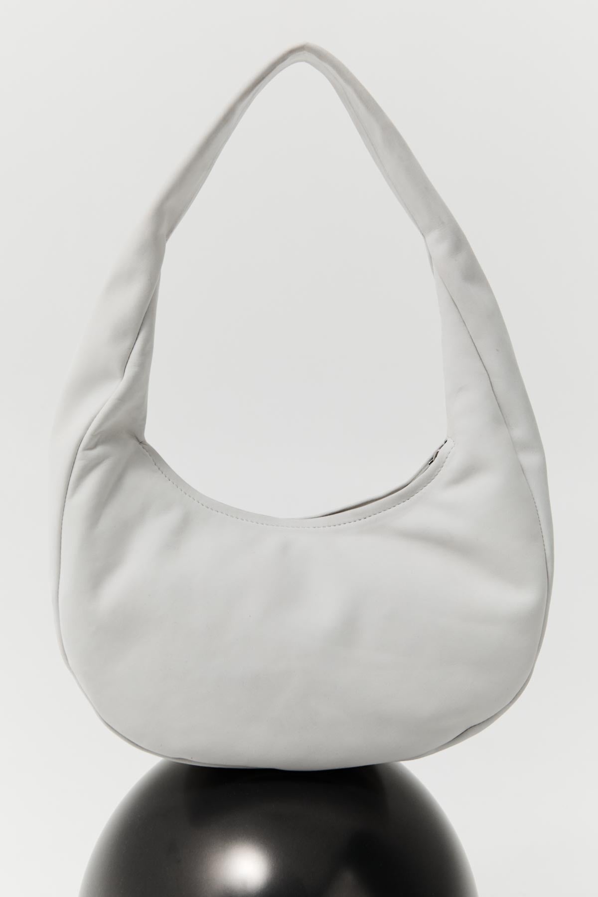 Oval Mini Bag - Cool White - 4