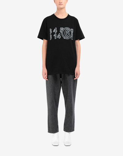 MM6 Maison Margiela Glow in the dark logo T-shirt outlook