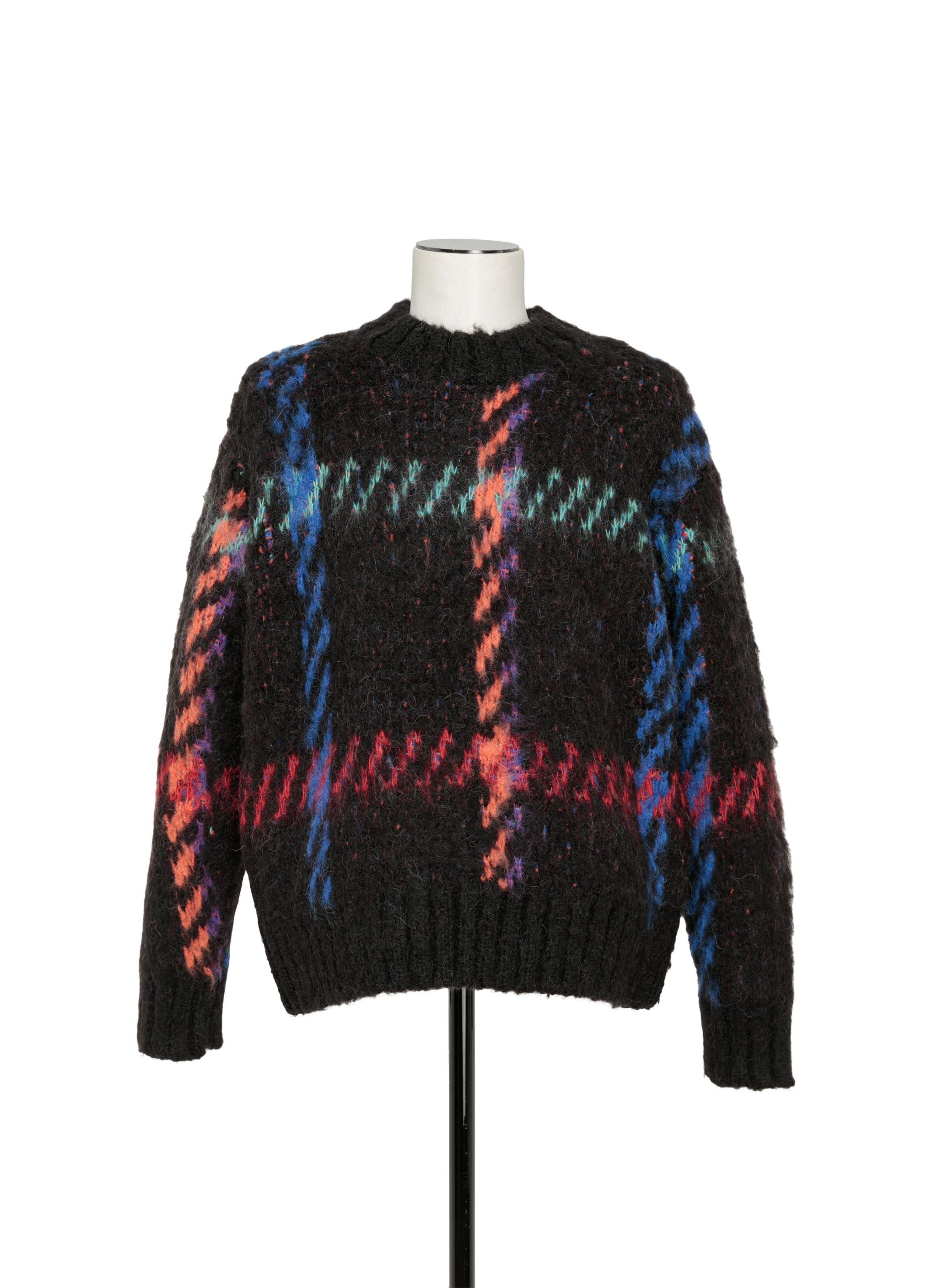Jacquard Knit Pullover - 1