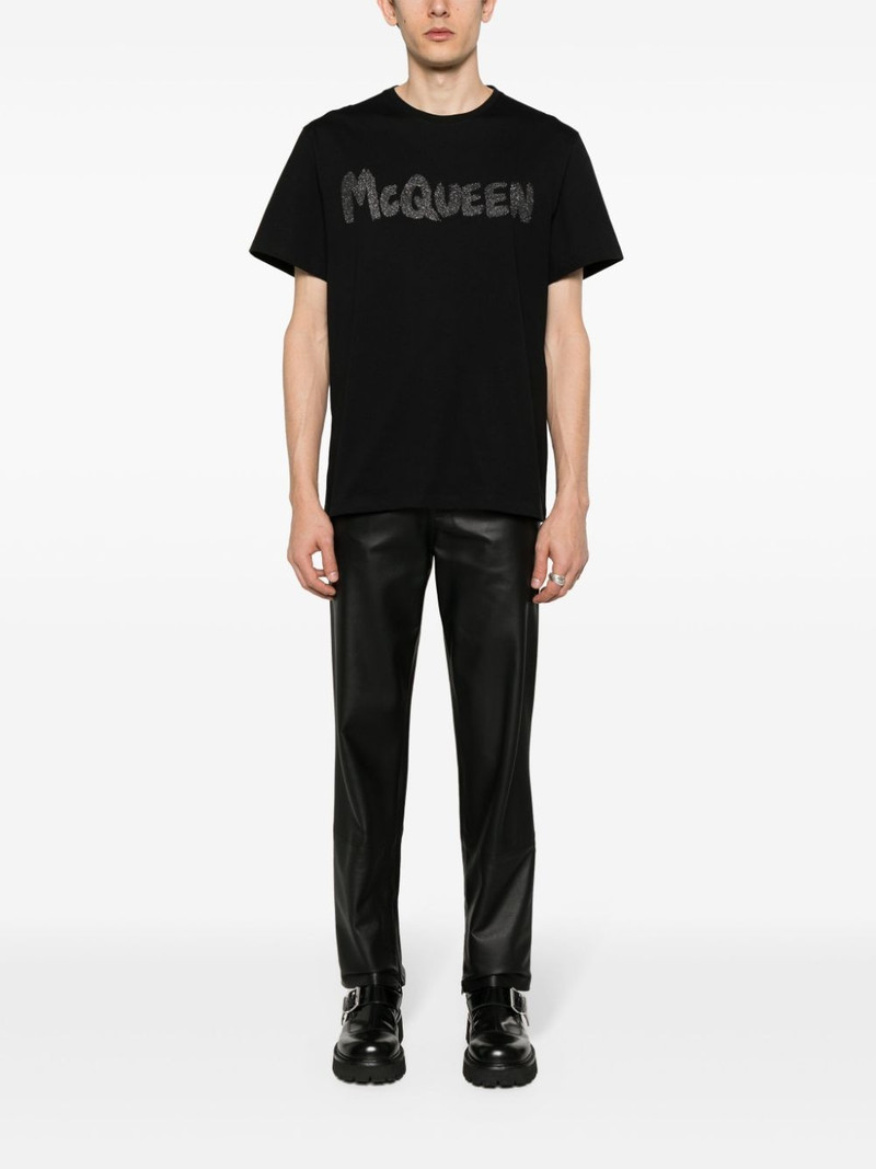 Alexander McQueen logo-print cotton T-shirt outlook