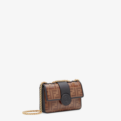 FENDI Brown canvas bag outlook