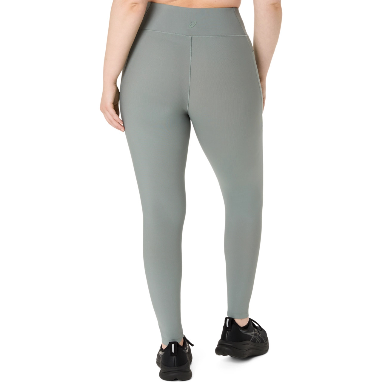 WOMEN'S RIB HIGH WAIST  7/8 TIGHT - 2