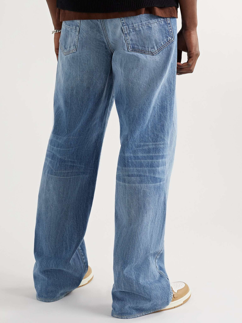 Wide-Leg Denim Jeans 4