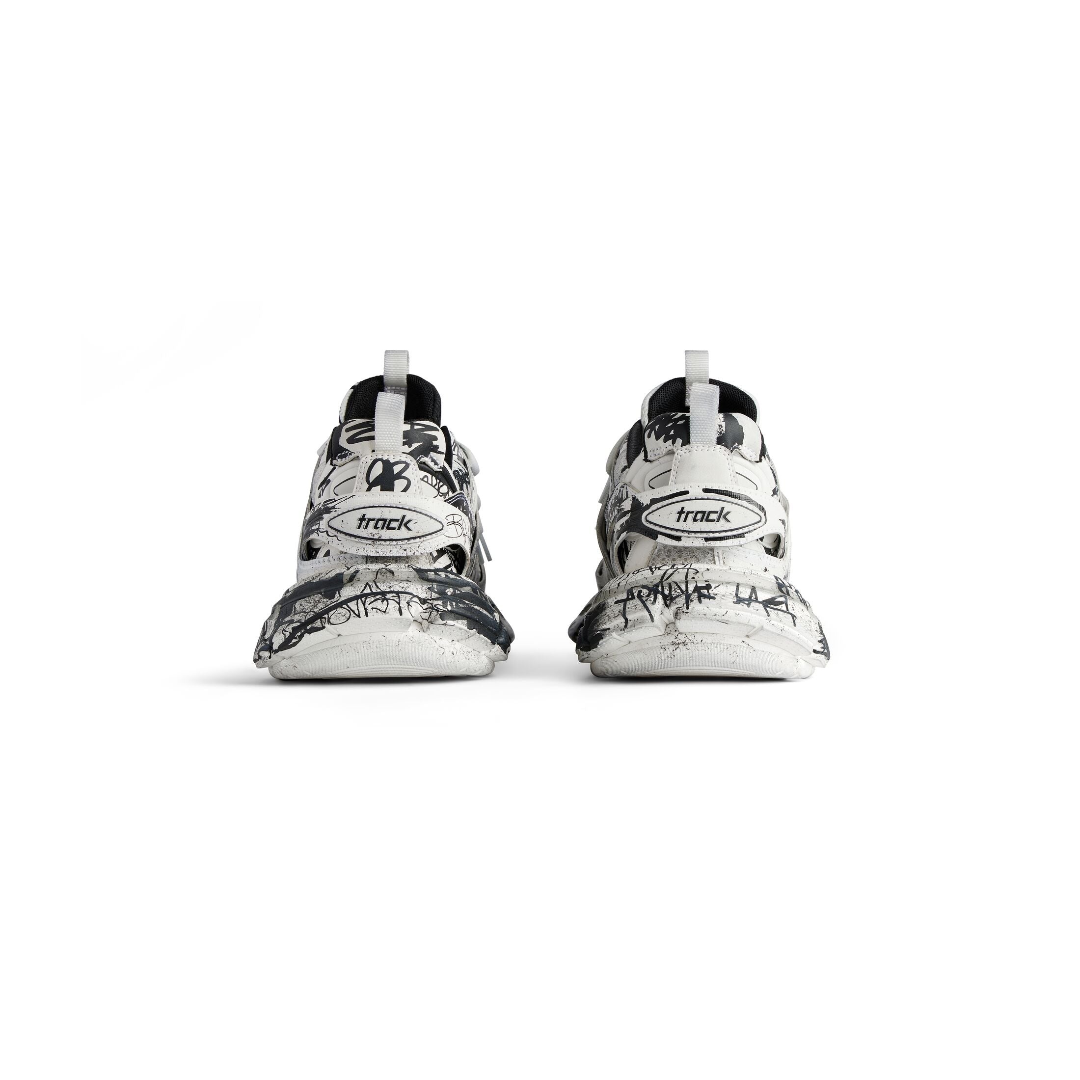 Balenciaga Track Graffiti 'White Black' 542023W3RRA9010 - 5