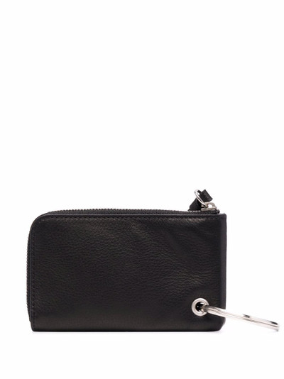 Ann Demeulemeester ring-detail leather wallet outlook