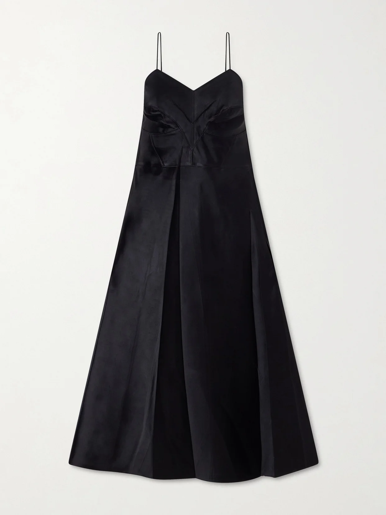 Fia Satin Midi Dress - 1
