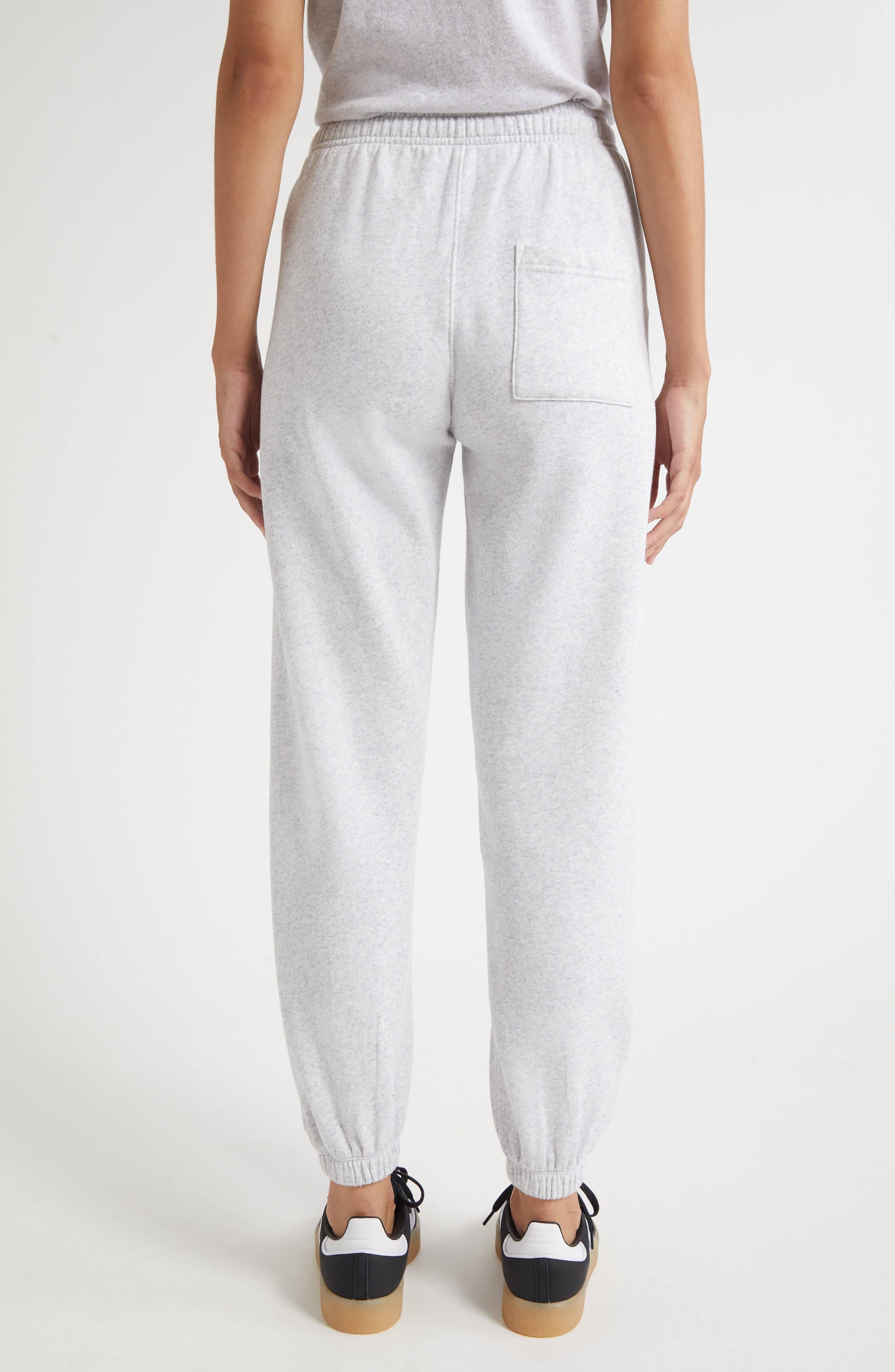 Sporty & Rich California Emblem Fleece Graphic Sweatpants in Heather Gray at Nordstrom - 3