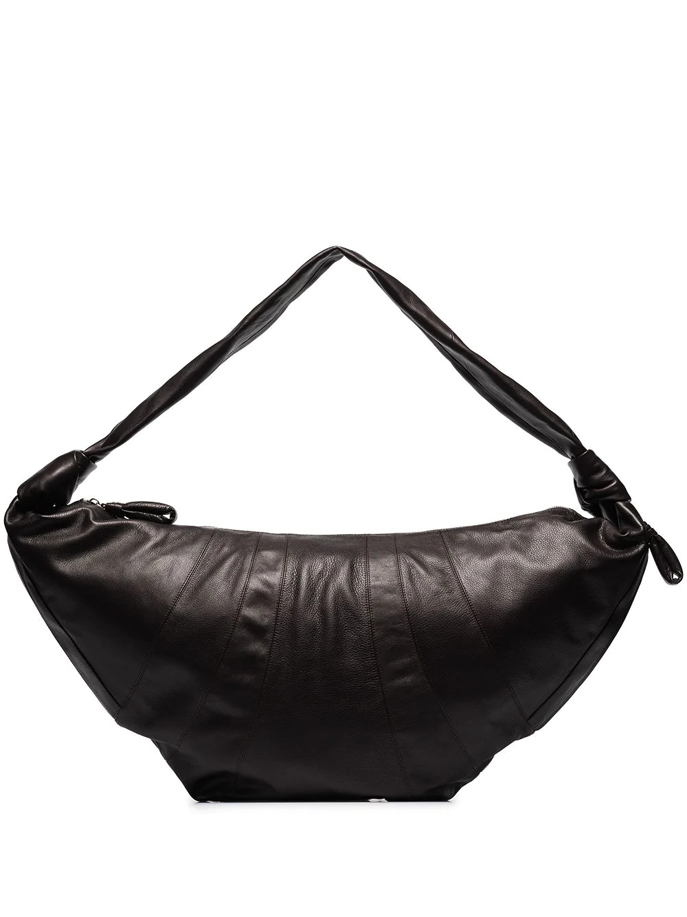 large Croissant leather crossbody bag - 1