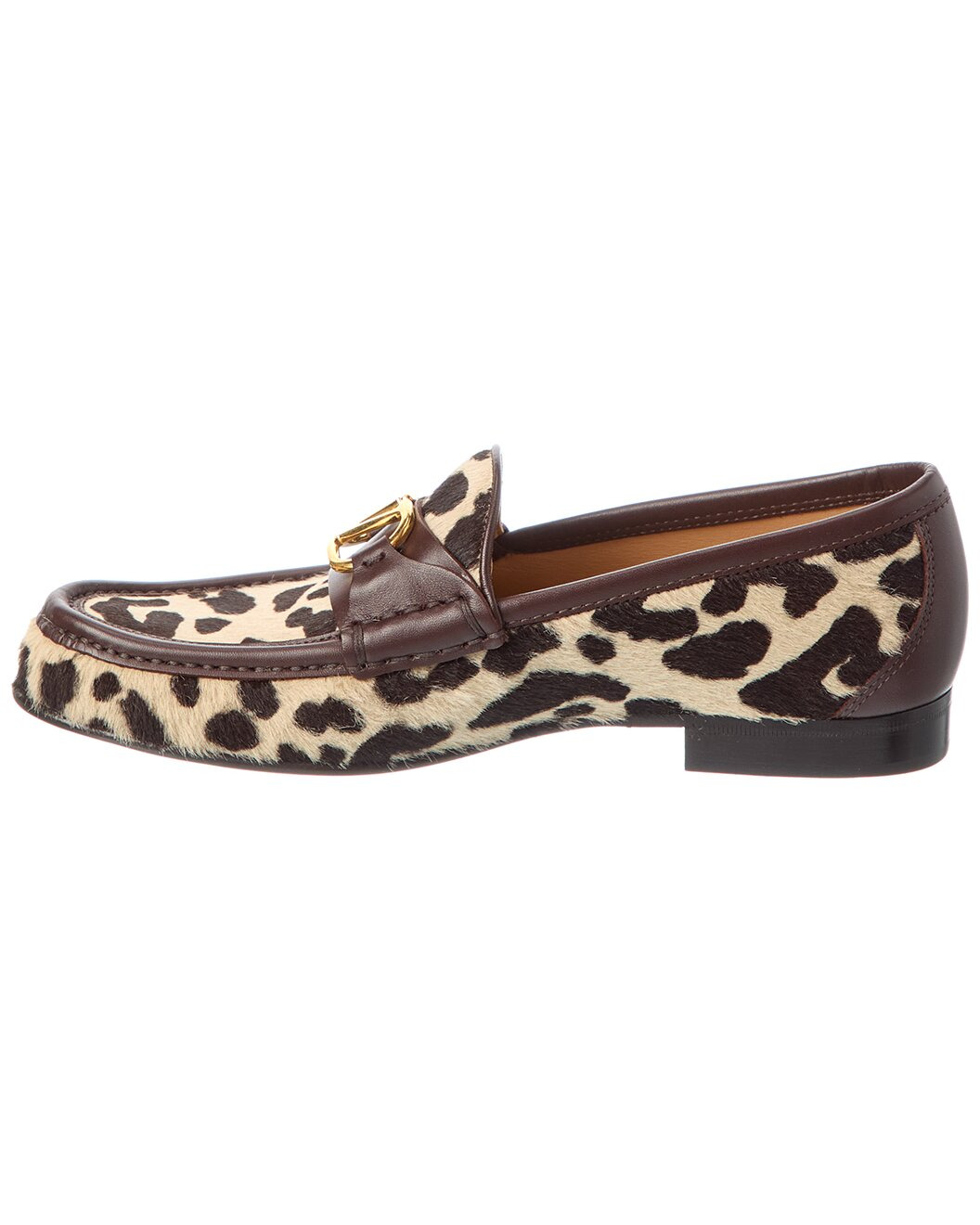 Valentino VLogo Haircalf & Leather Loafer - 2