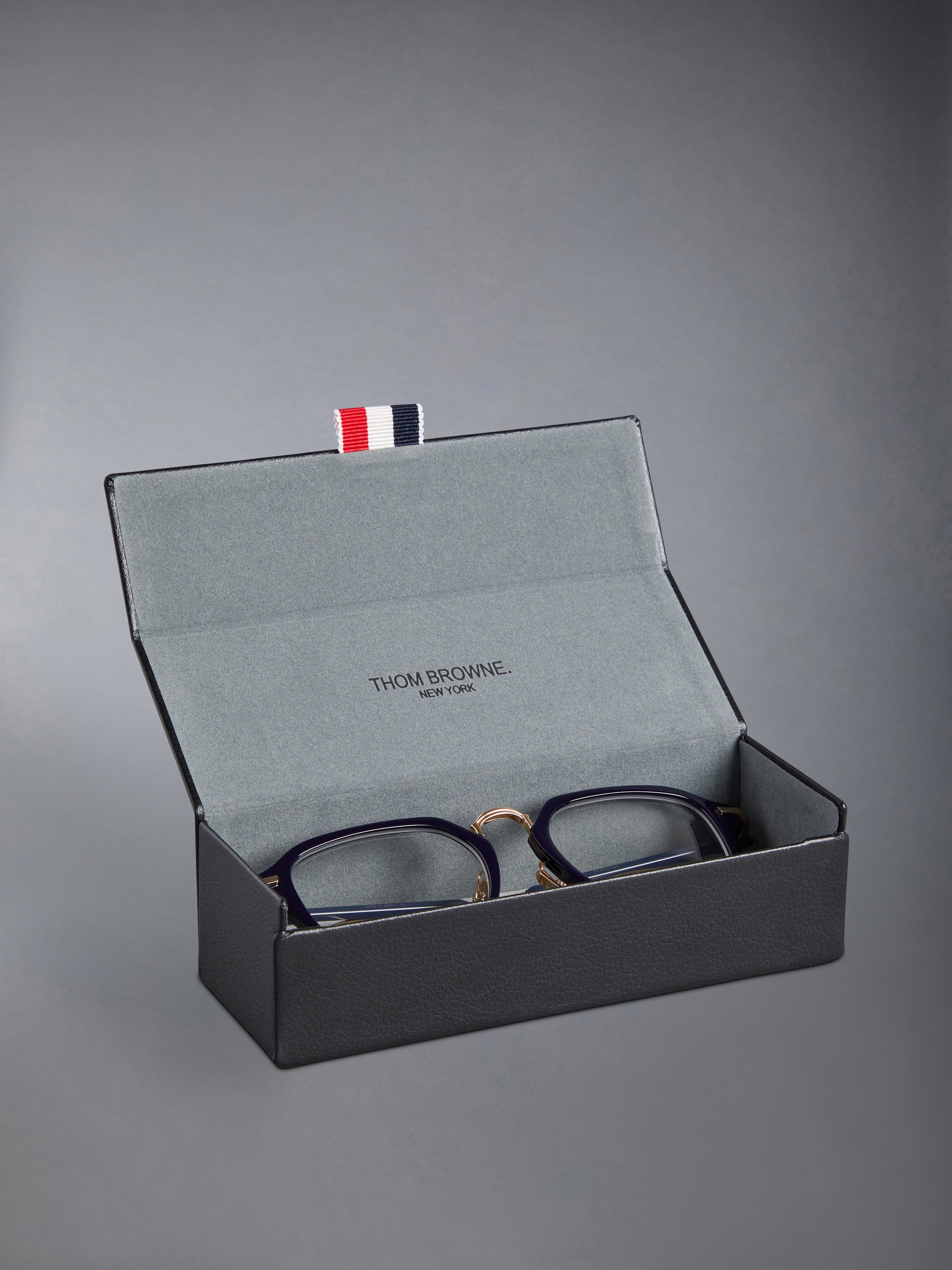 ACETATE AND TITANIUM RECTANGULAR EYEGLASSES - 6