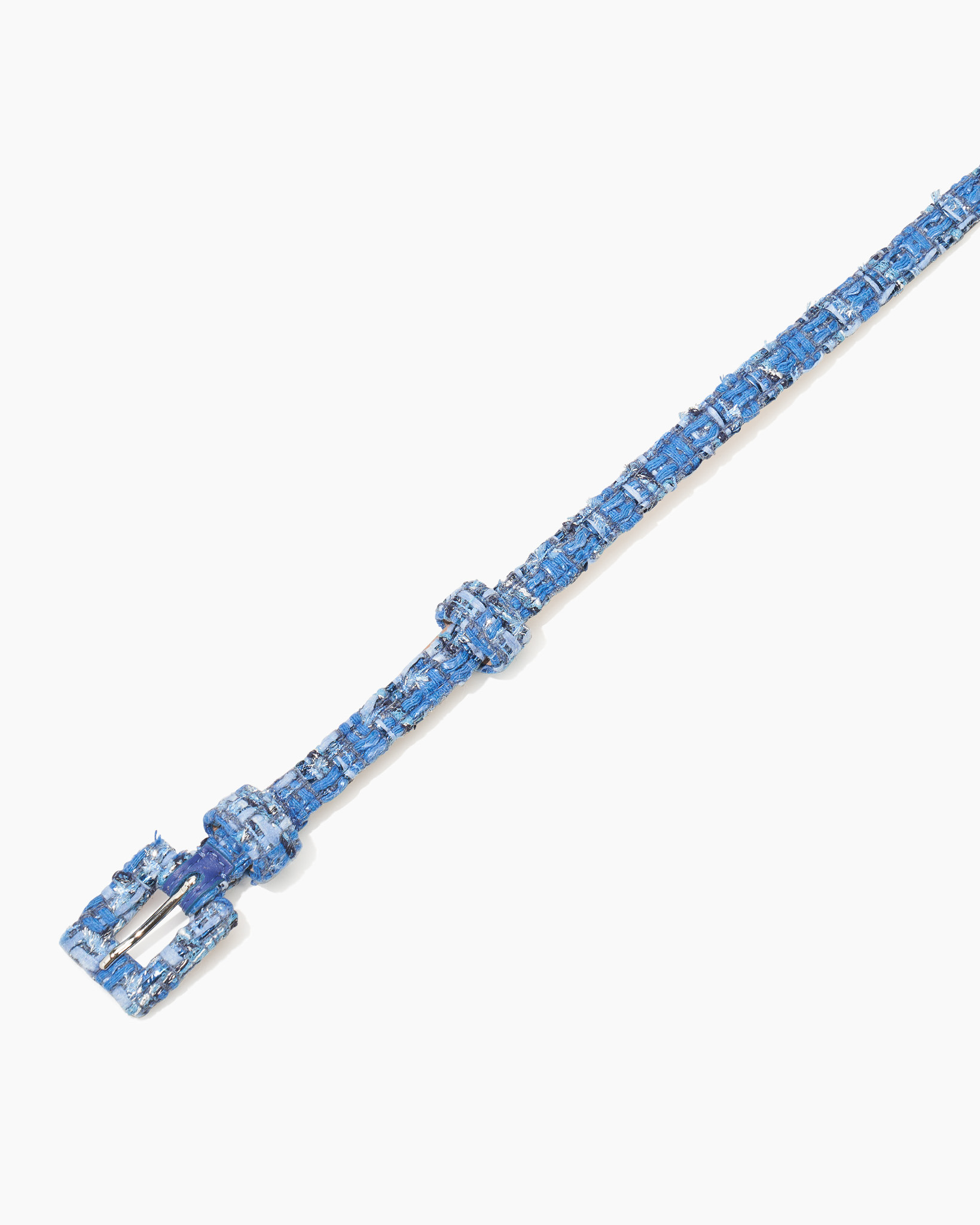 Tweed Skinny Belt - 3