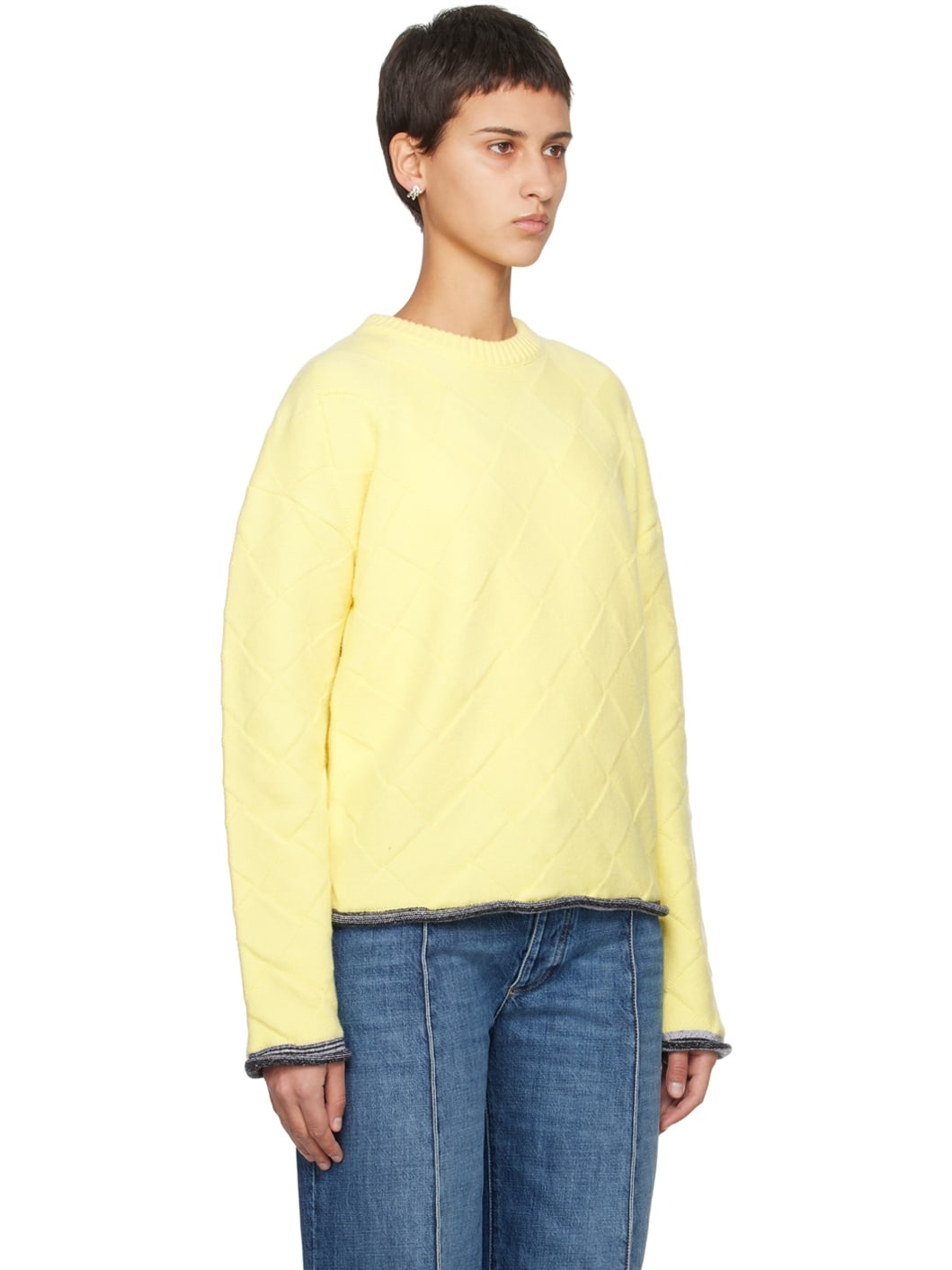 Yellow Intreccio Sweater - 2