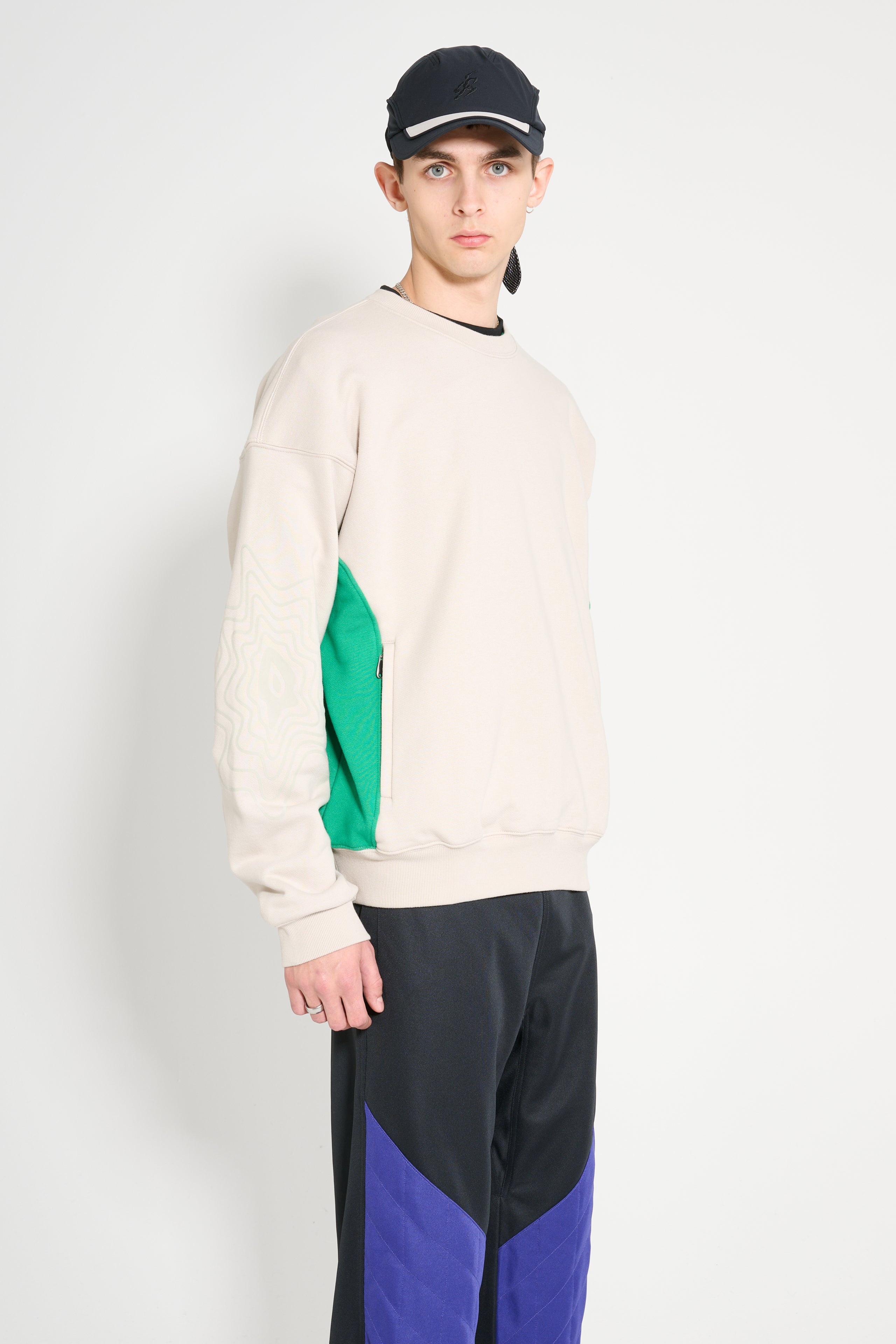Asics ASICS NOVALIS BIXANCE SWEATSHIRT QUARTZ | tresbien | REVERSIBLE