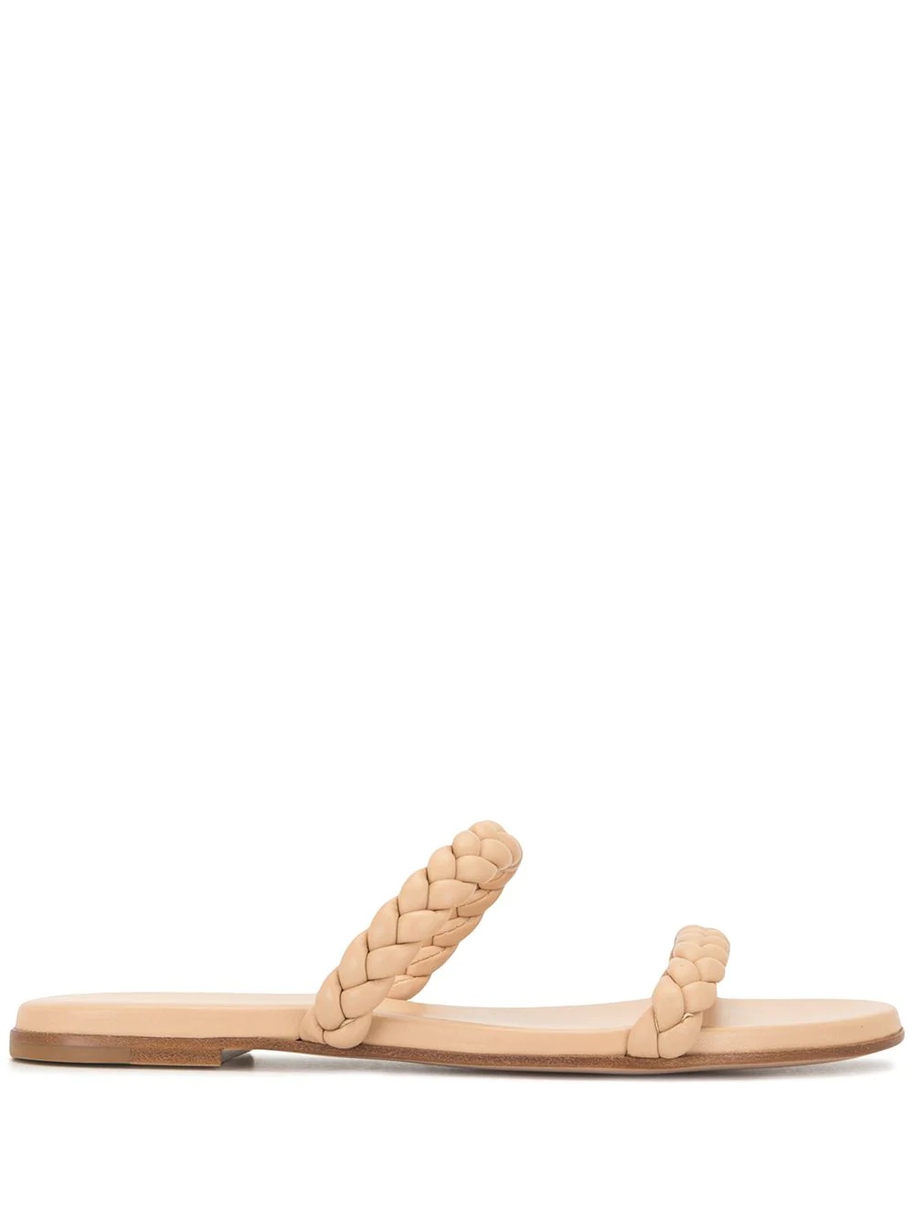 braided strap sandals - 1