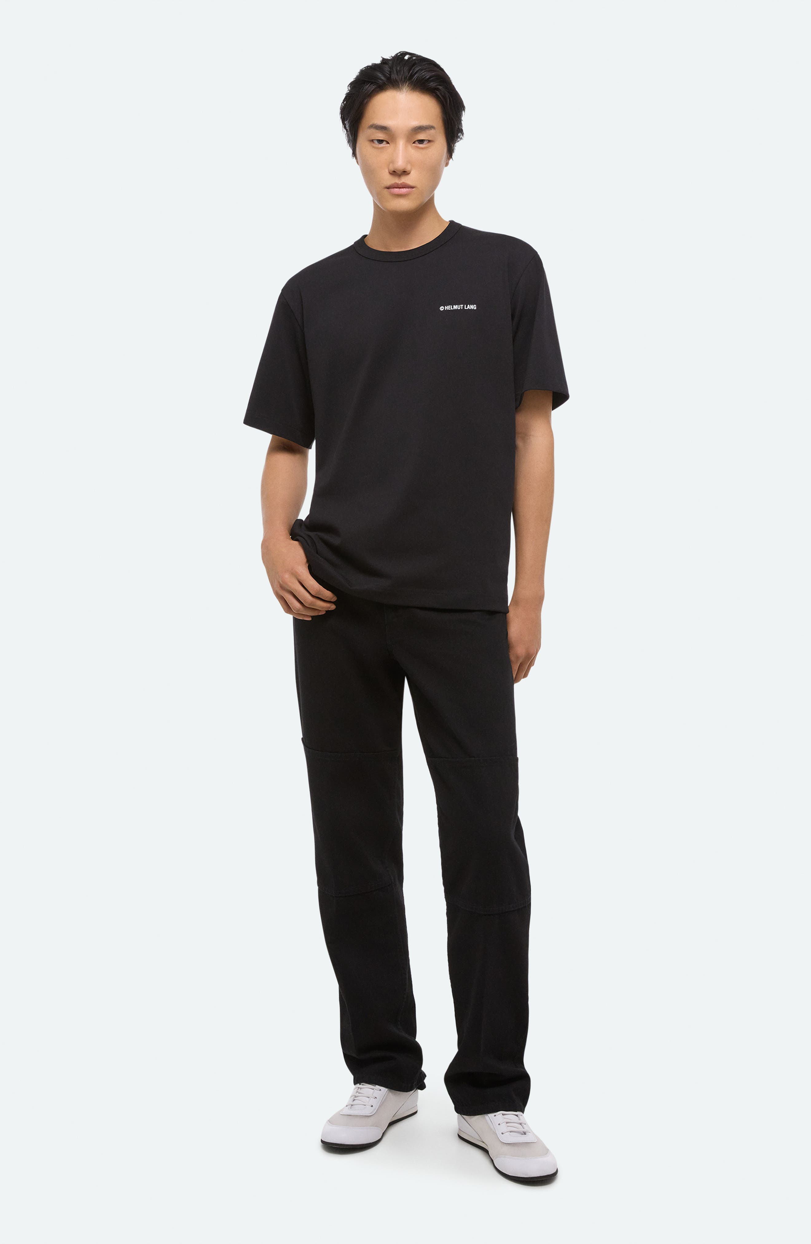Helmut Lang Plastic Logo Cotton Graphic T-Shirt in Black at Nordstrom - 8