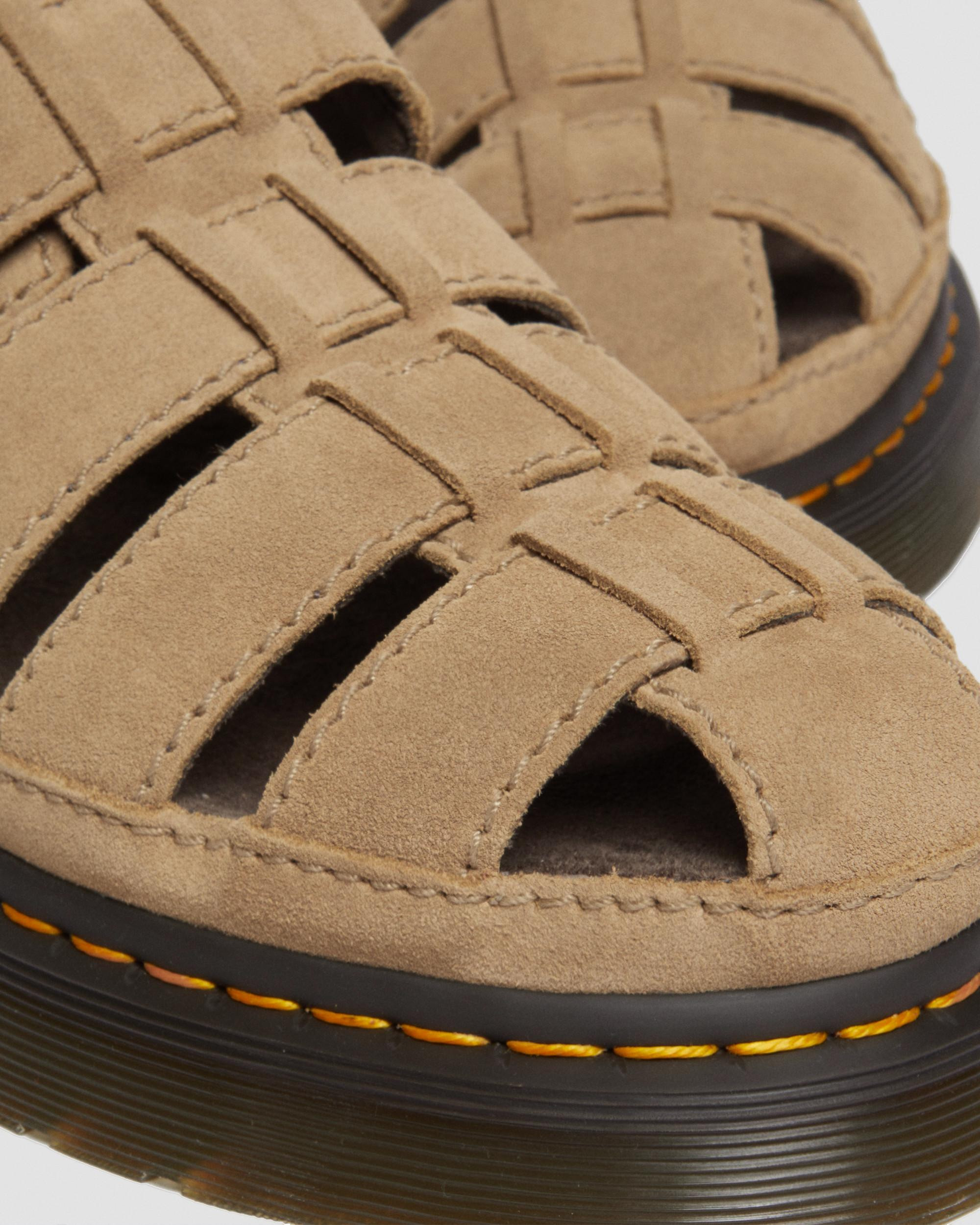 Wrenlie Bronx Suede Fisherman Sandals - 8