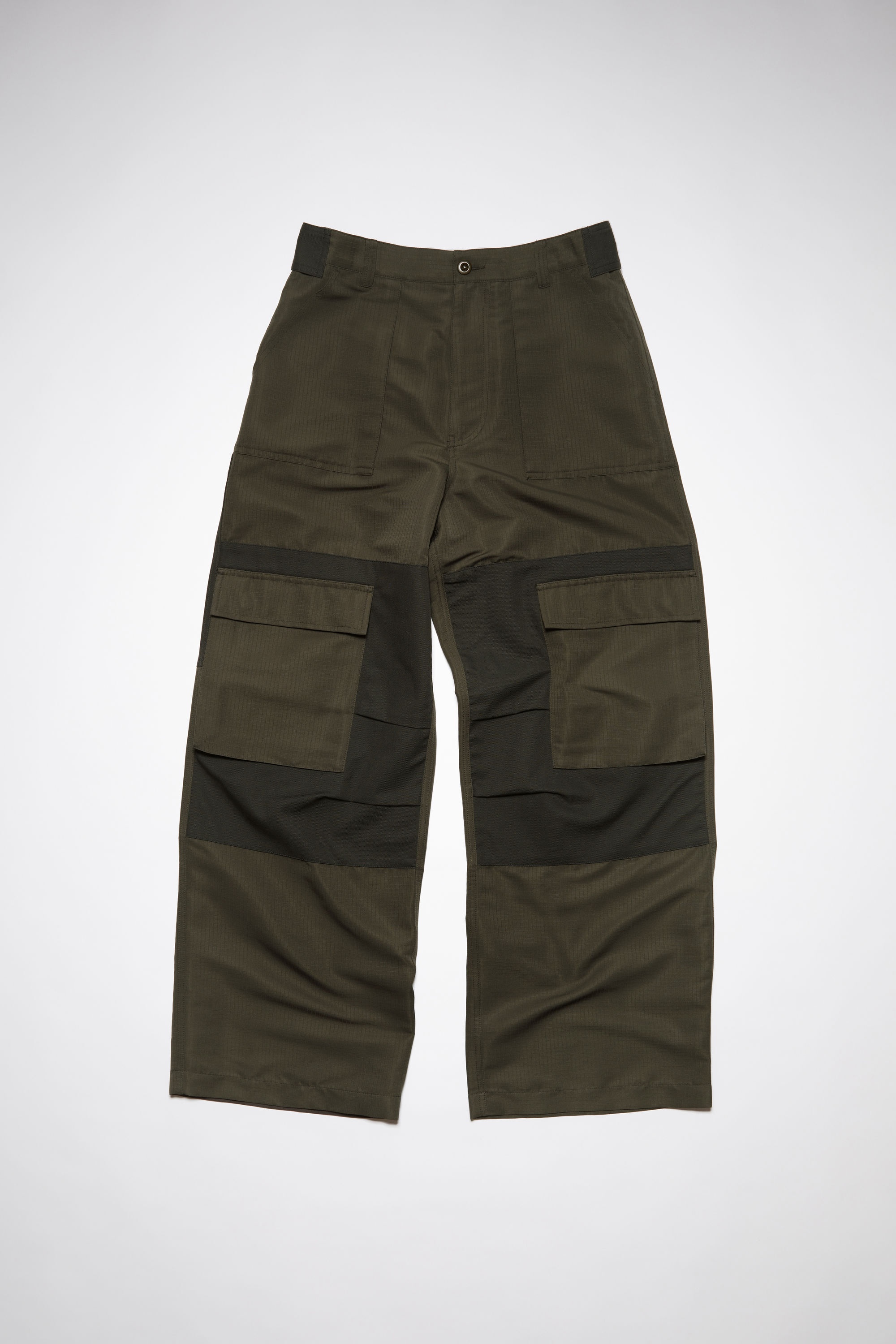 Ripstop cargo trousers - Chestnut brown - 1
