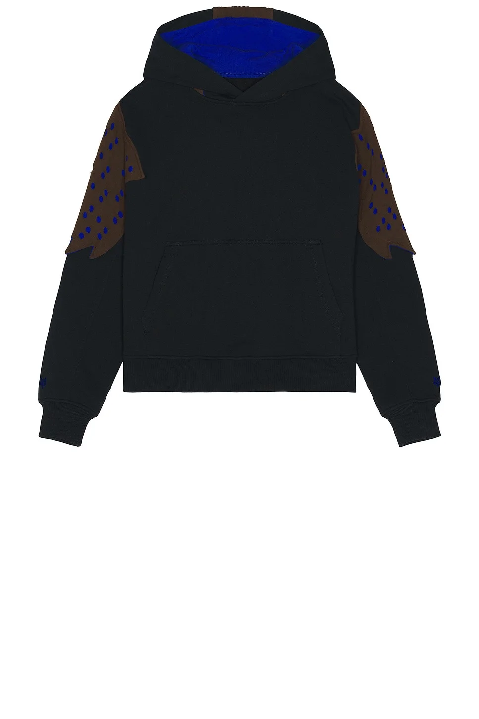 Perforated Fleece Hoodie - 1