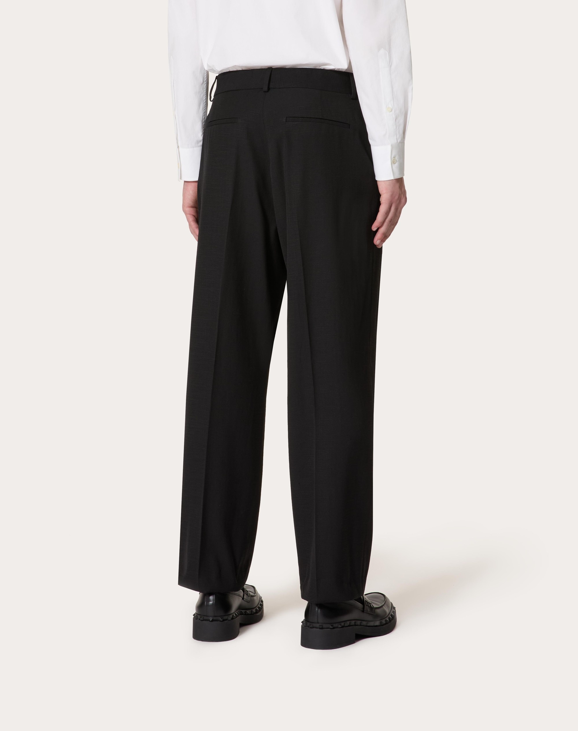 SILK SHANTUNG PANTS - 4