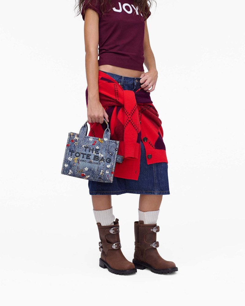 THE TROMPE L'OEIL TRINKET CANVAS SMALL TOTE BAG 9