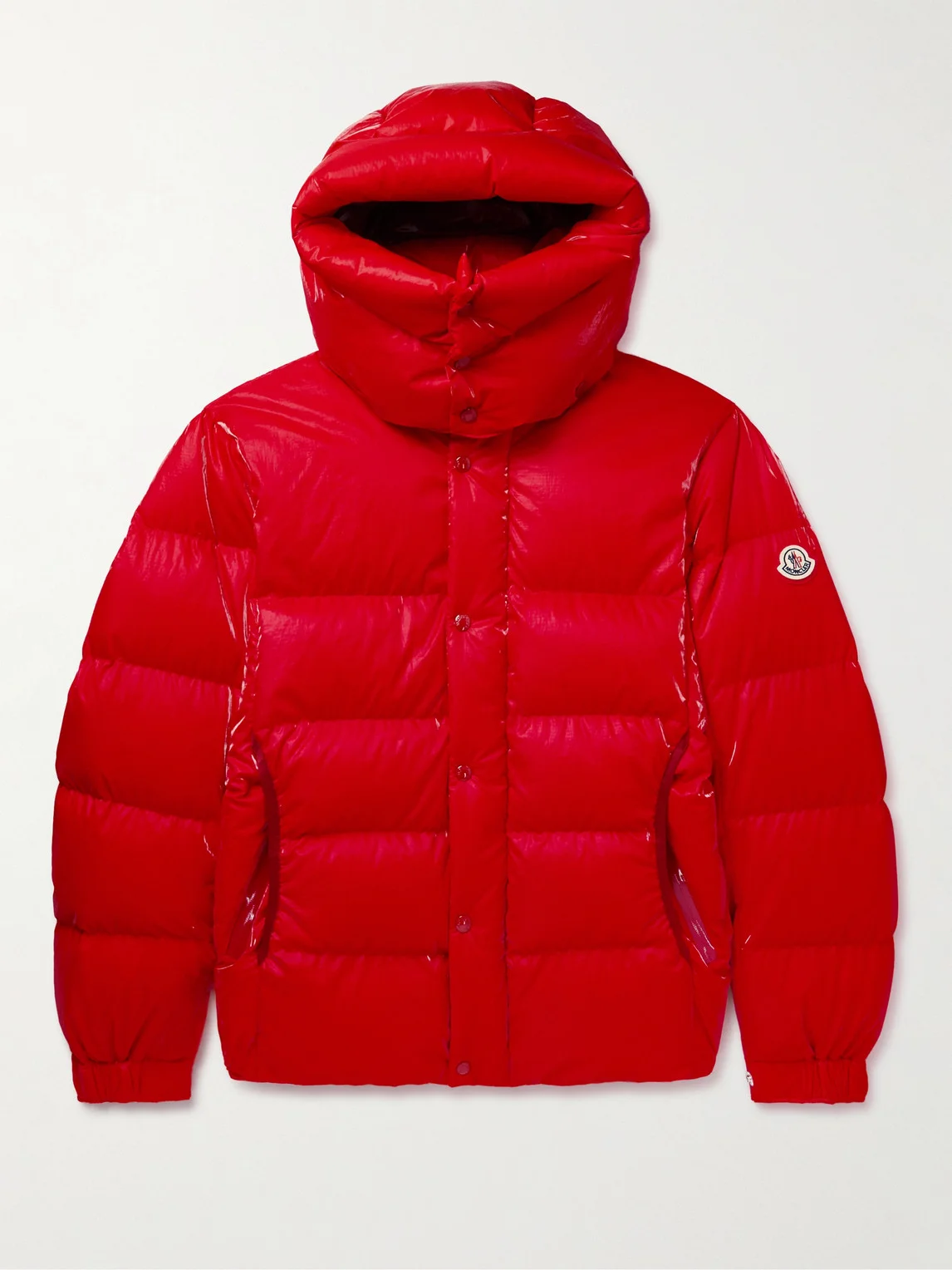Verdon Quilted Coated Nylon-Ripstop Down Hooded Jacket - 1