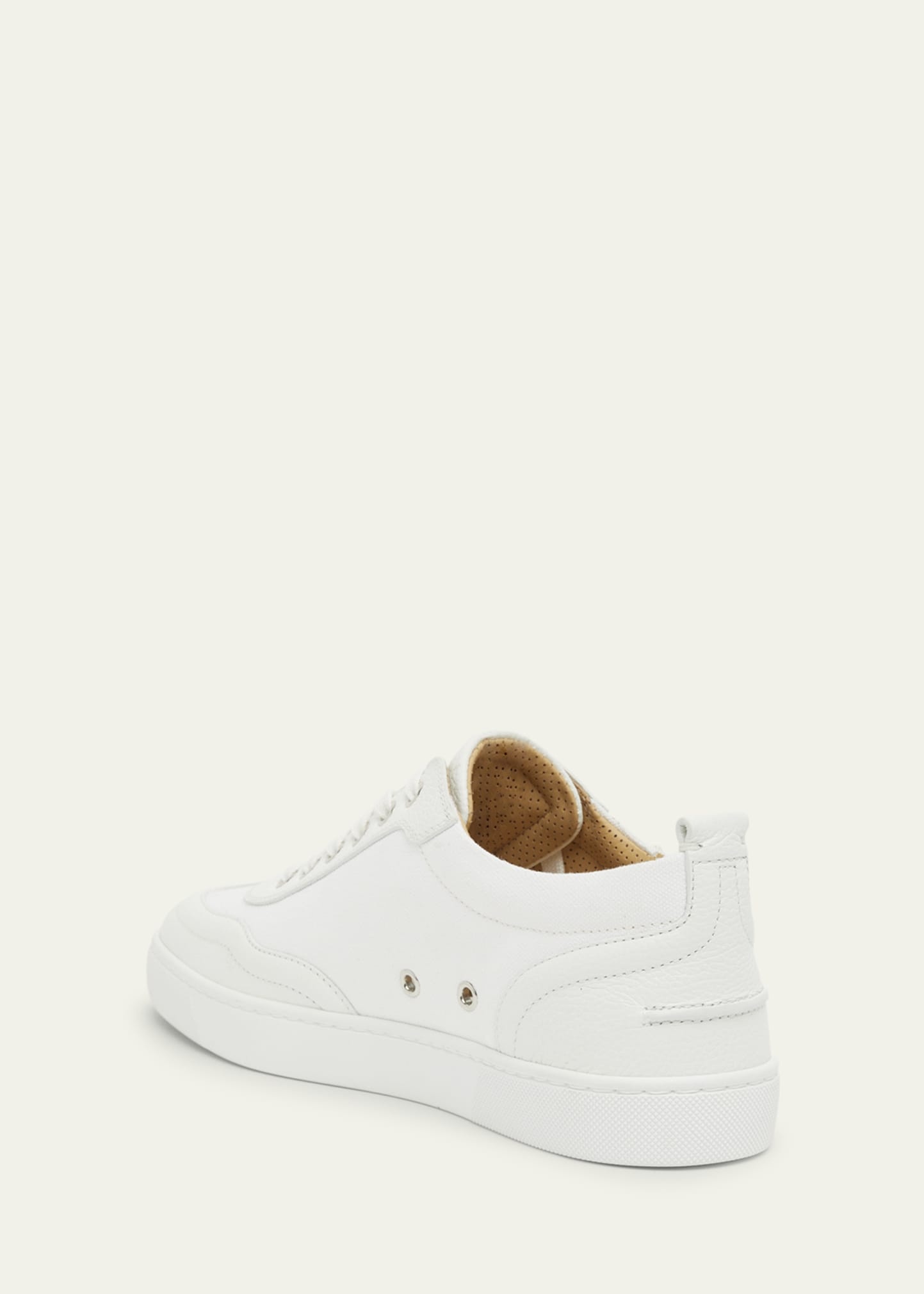 Men's Retero Canvas and Leather Low-Top Sneakers - 2
