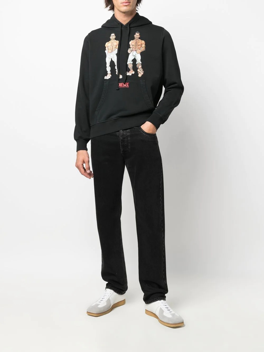 x ToFF graphic-print hoodie - 2