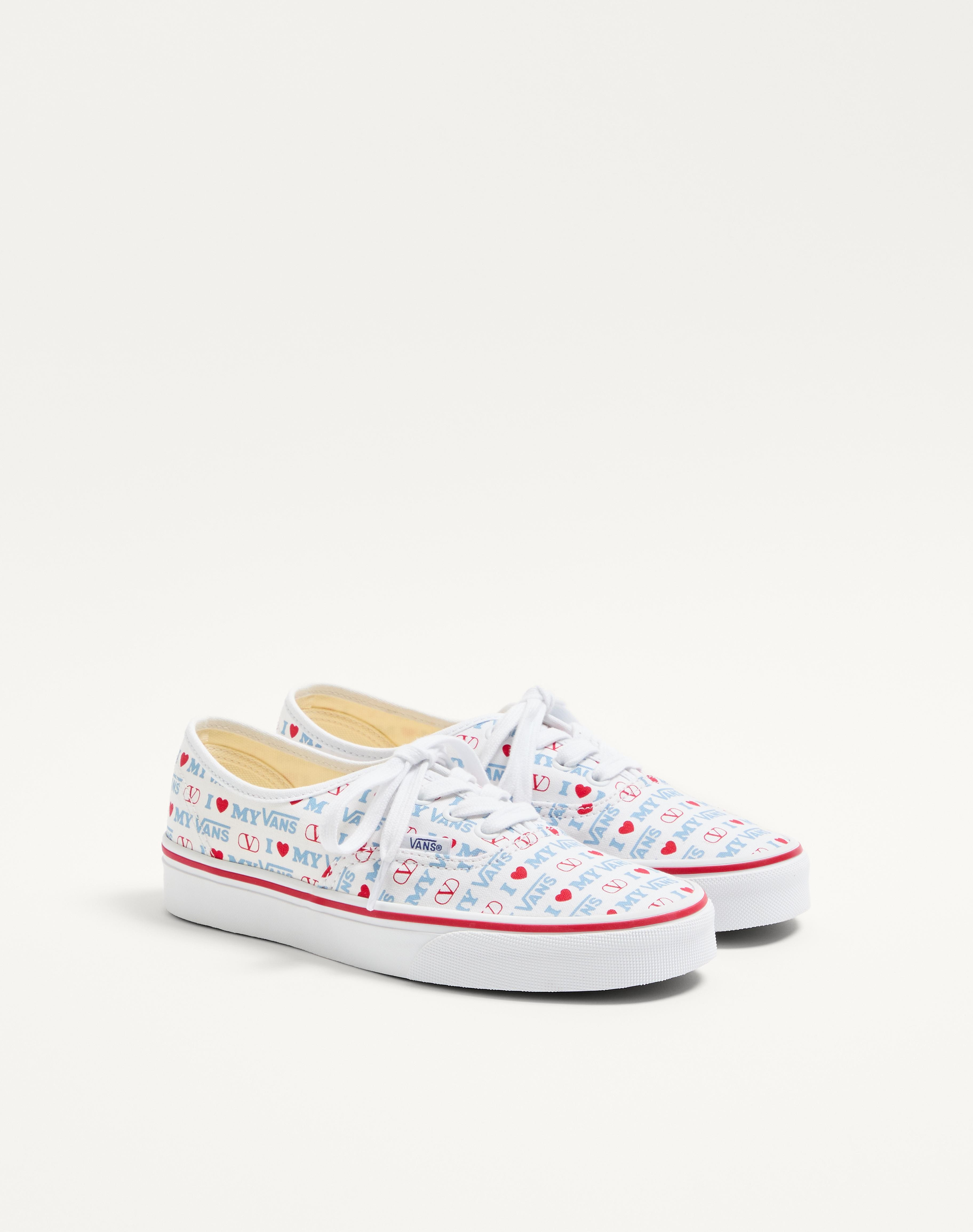 VALENTINO GARAVANI AND VANS LOW-TOP TRAINER IN VALENTINO VANS LOVE PRINT FABRIC - 3