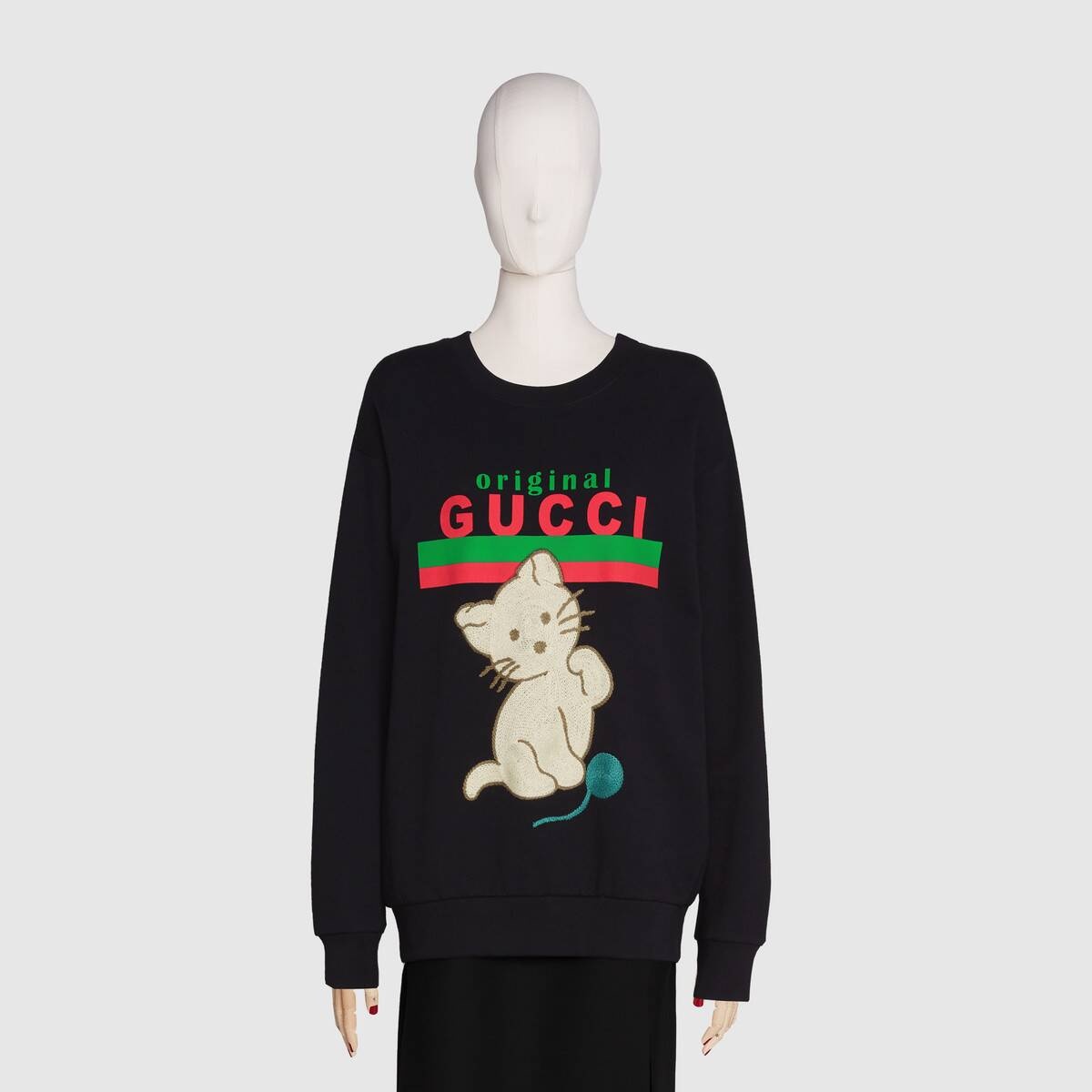 "Original Gucci" sweatshirt with kitten - 3