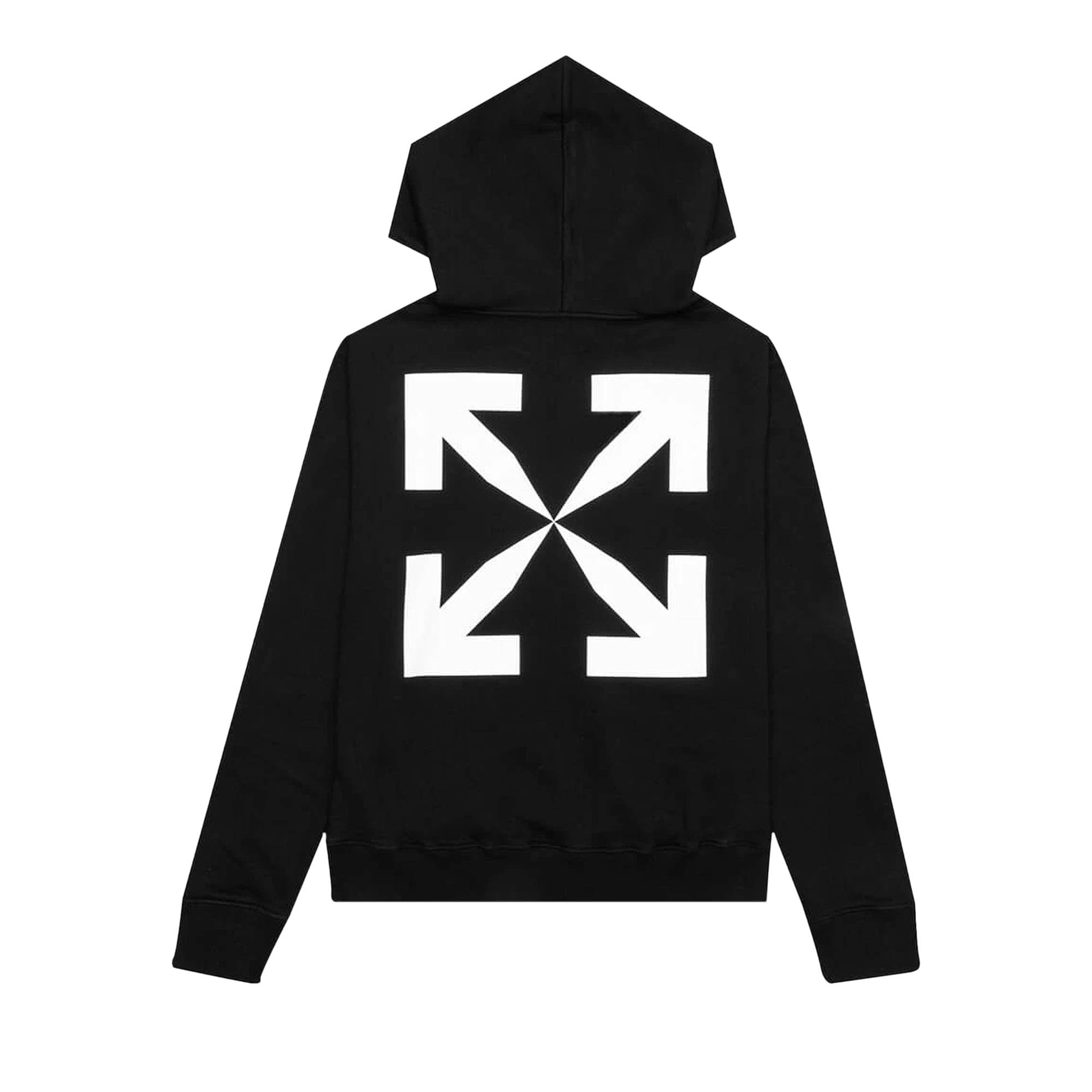 Off-White Pascal Print Slim Hoodie 'Black/White' - 2
