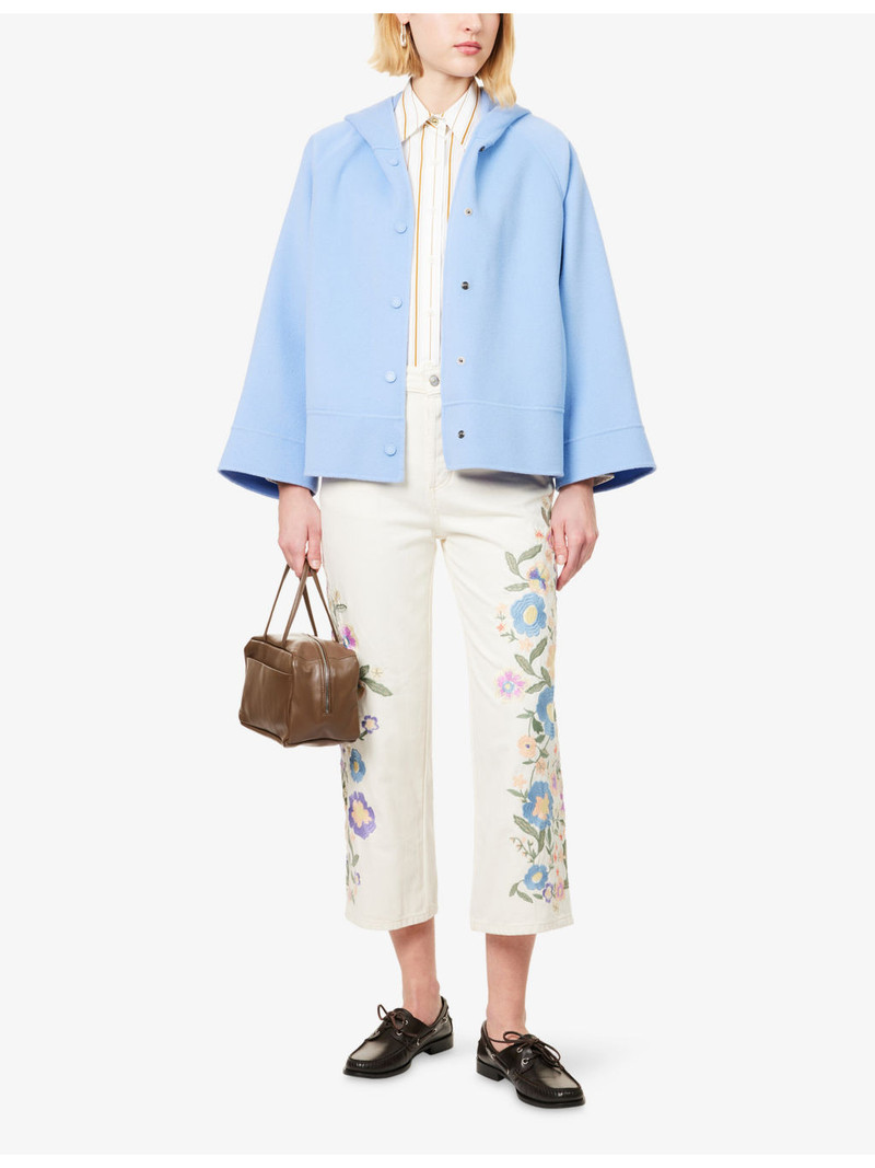 WEEKEND Max Mara Unlined Brushed Wool-Blend Jacket outlook