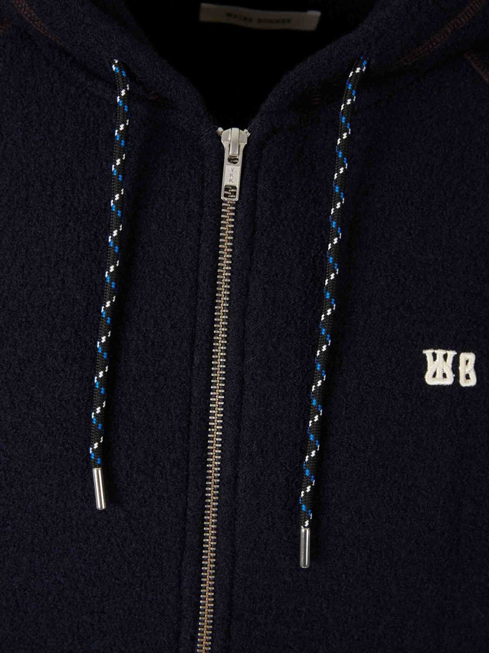 hooded wool cardigan - 3