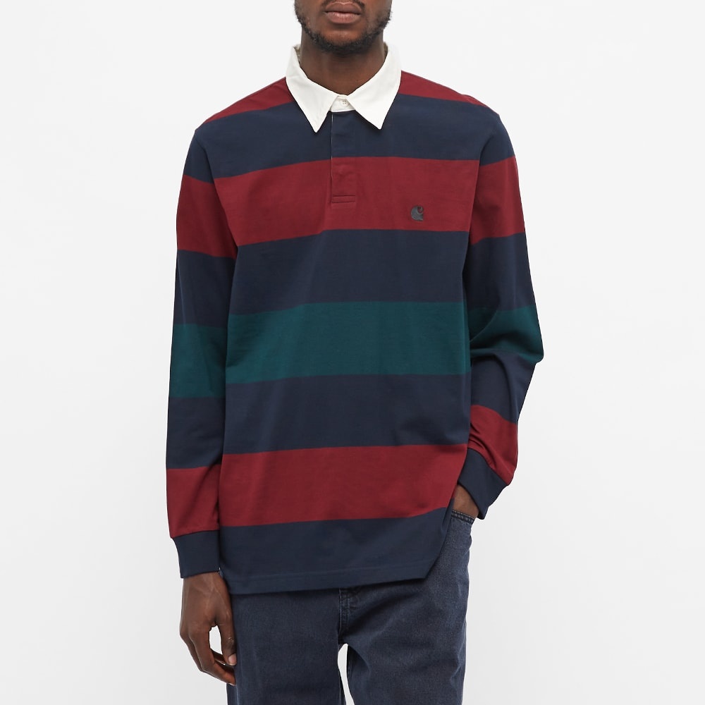 Carhartt WIP Hansen Stripe Rugby Polo - 4