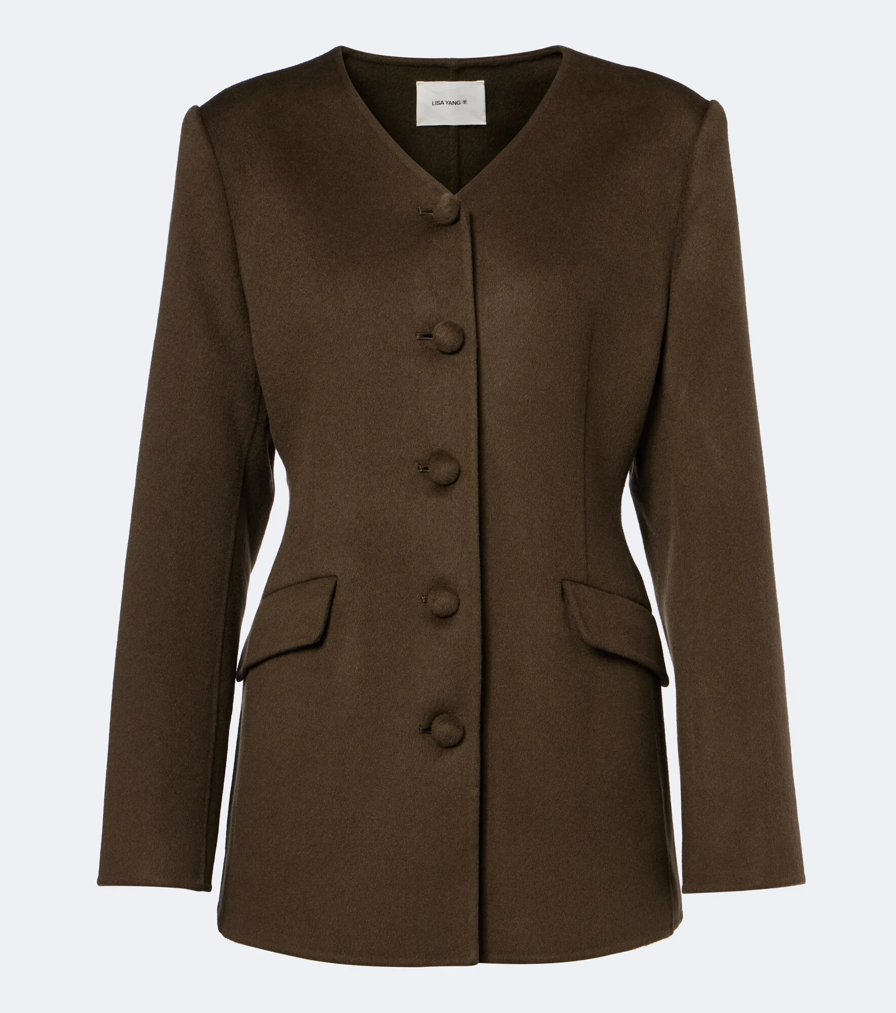 Wool and cashmere blazer - 1