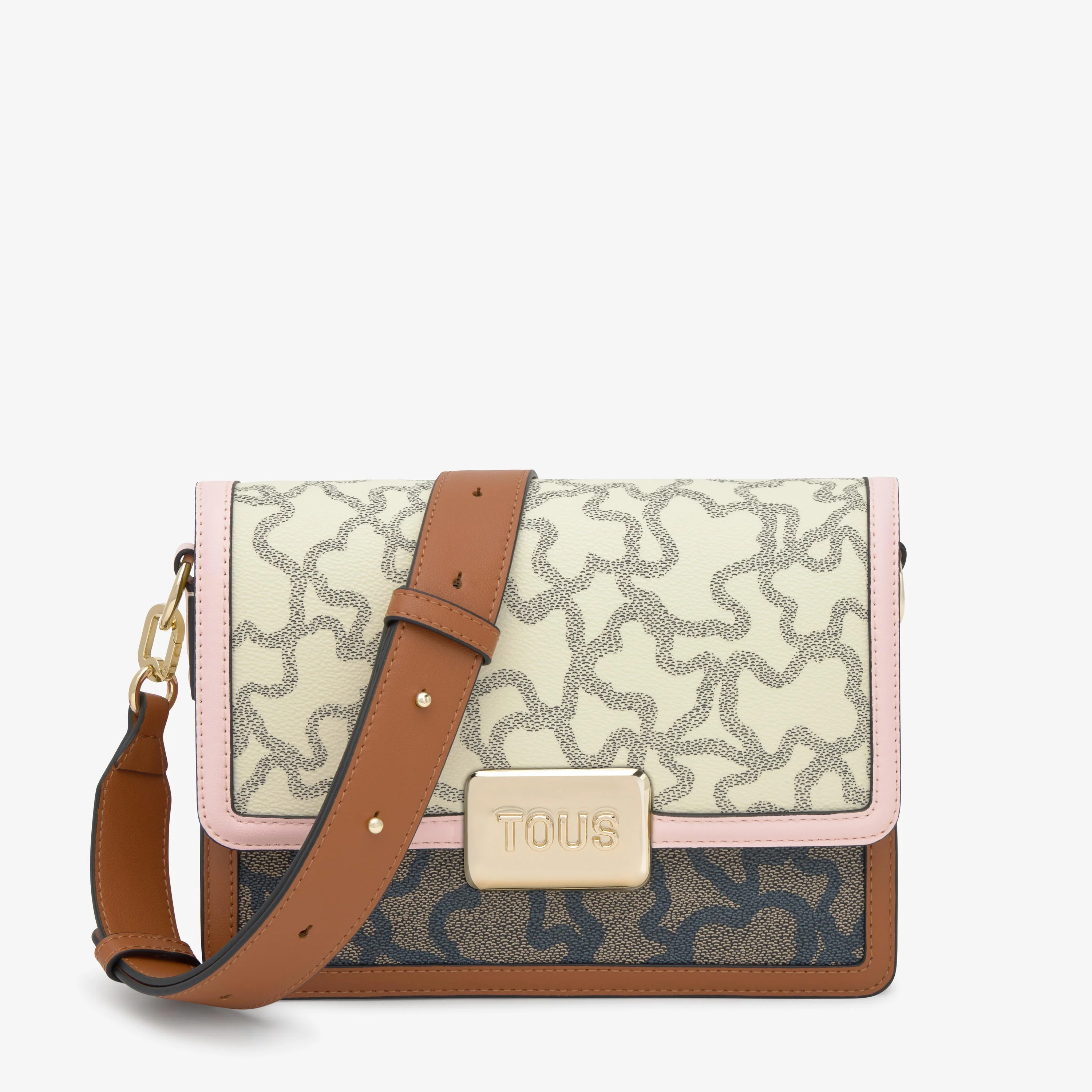Medium beige Crossbody bag TOUS Kaos Icon - 1