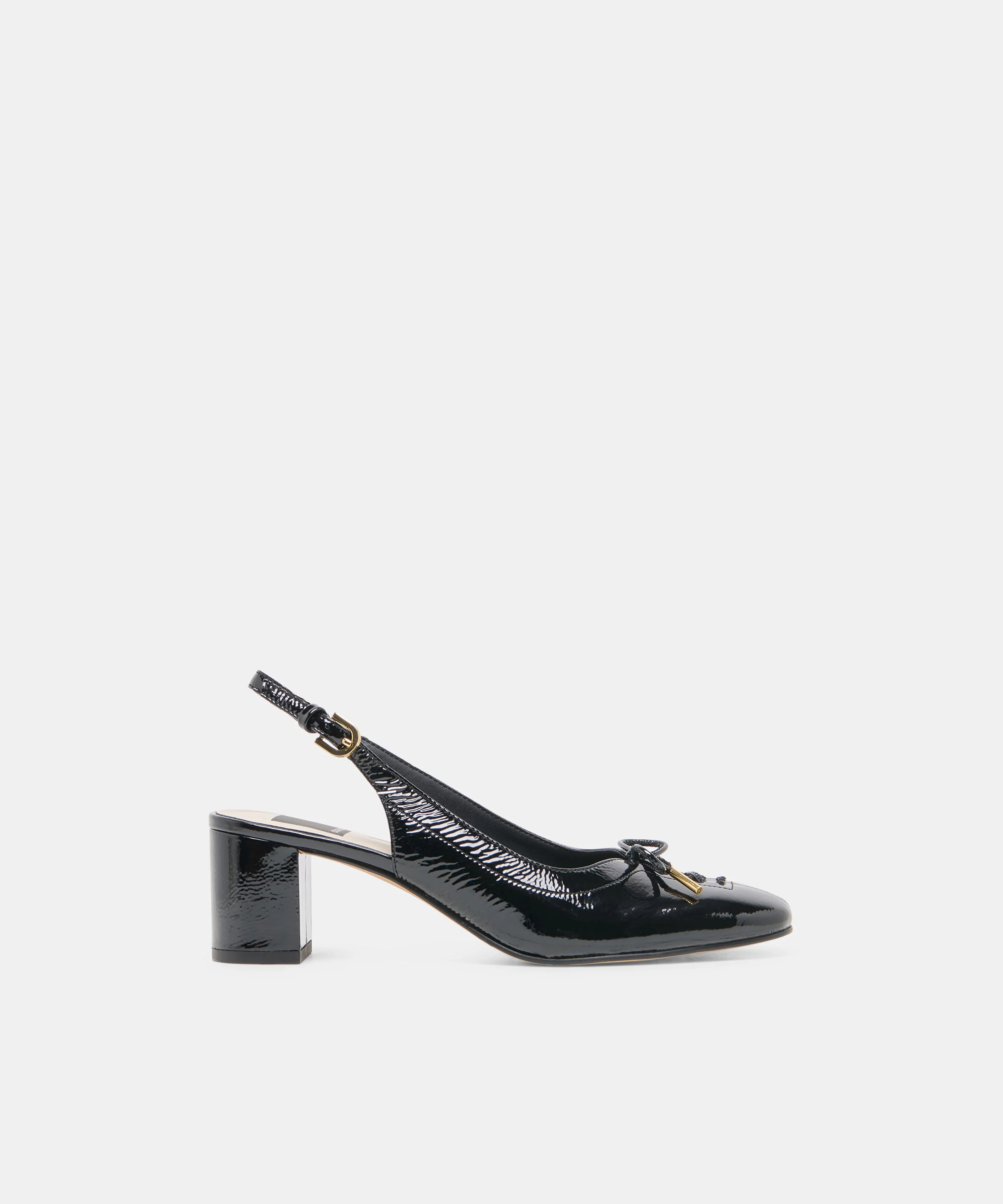 SAYLEE HEELS MIDNIGHT CRINKLE PATENT - 1