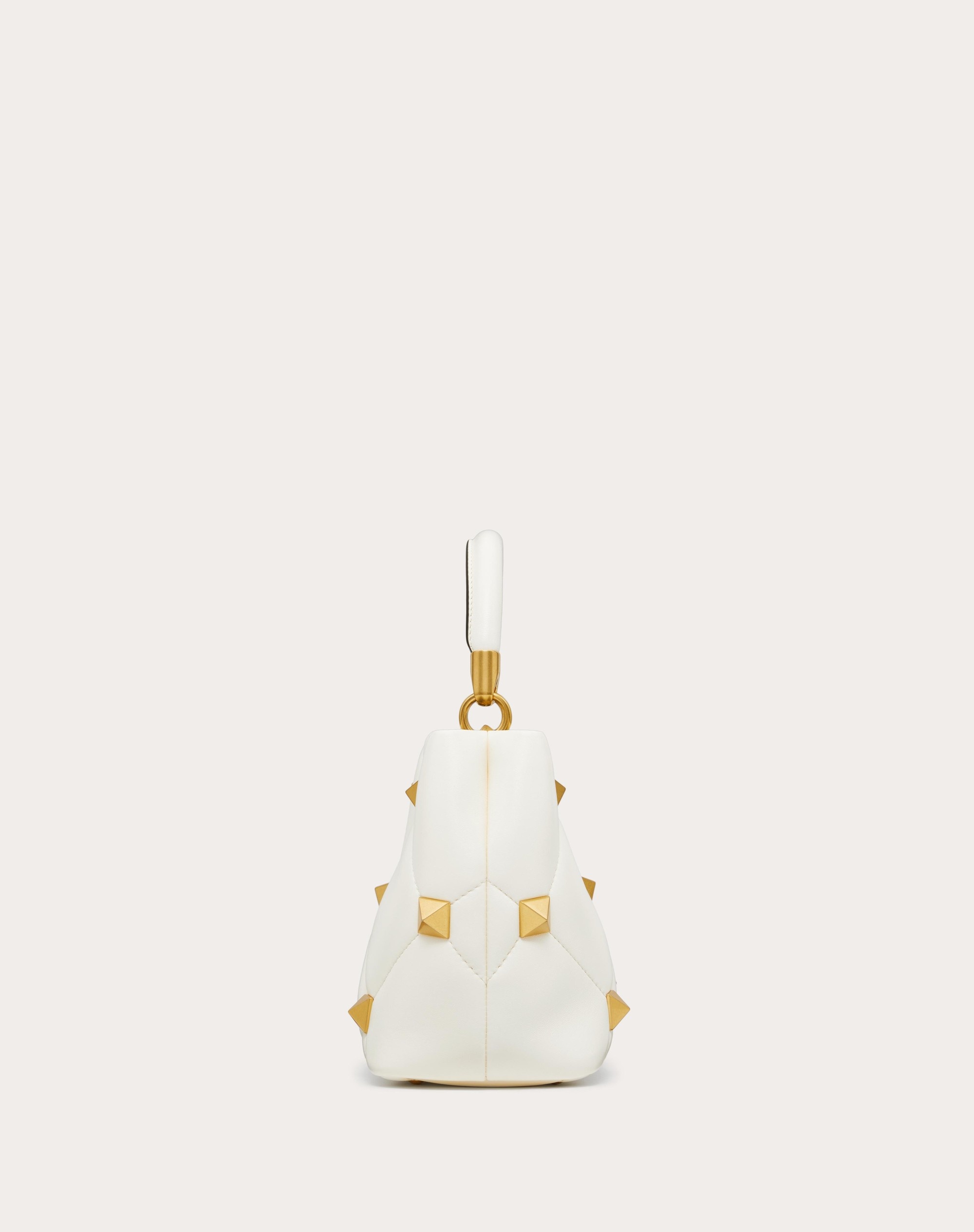 SMALL ROMAN STUD THE HANDLE BAG IN NAPPA - 5