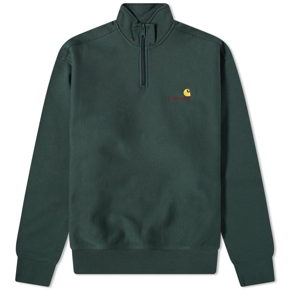 Carhartt WIP Half Zip American Script Sweat - 1