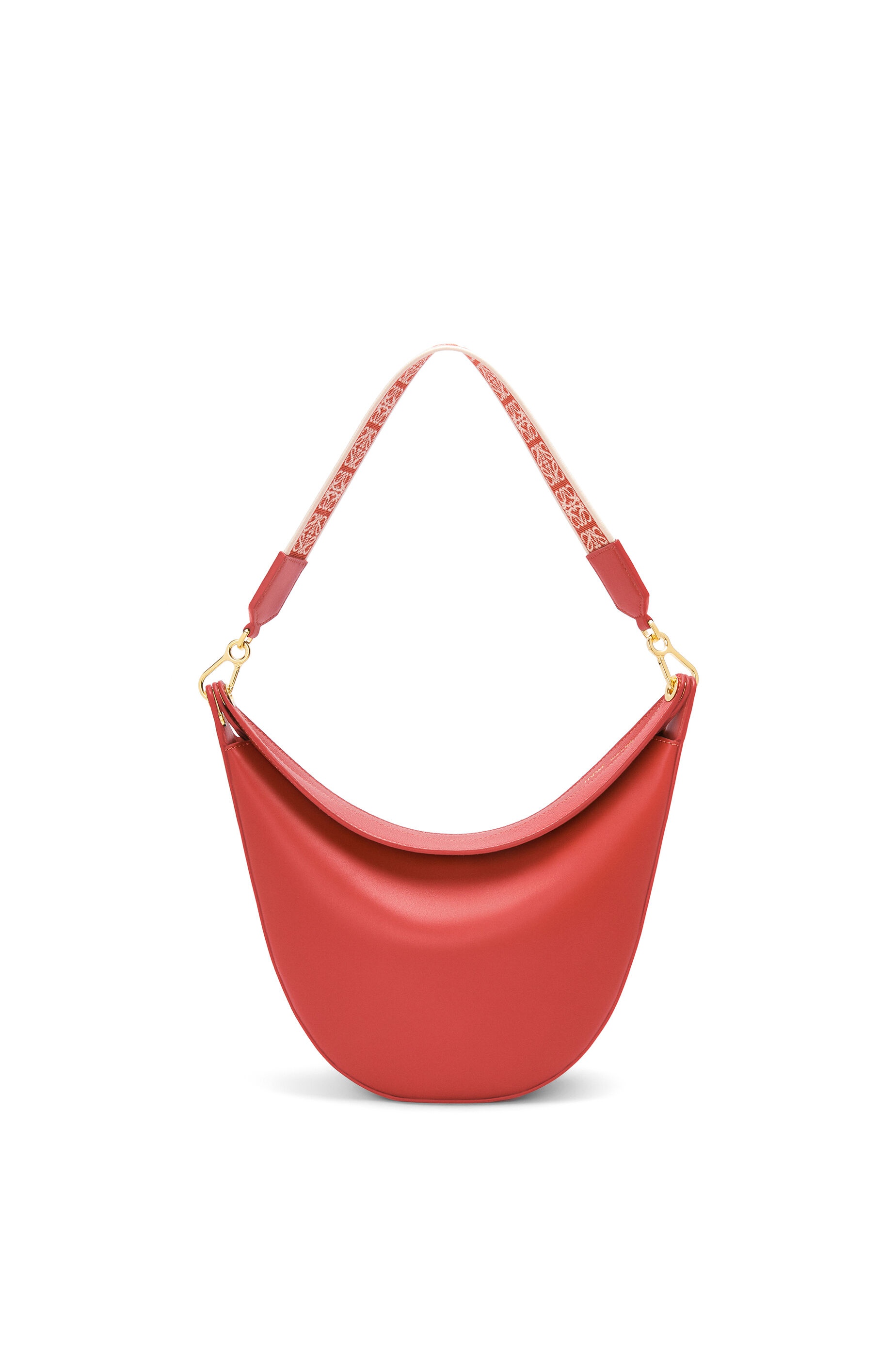LOEWE Luna bag in satin calfskin and jacquard - 1