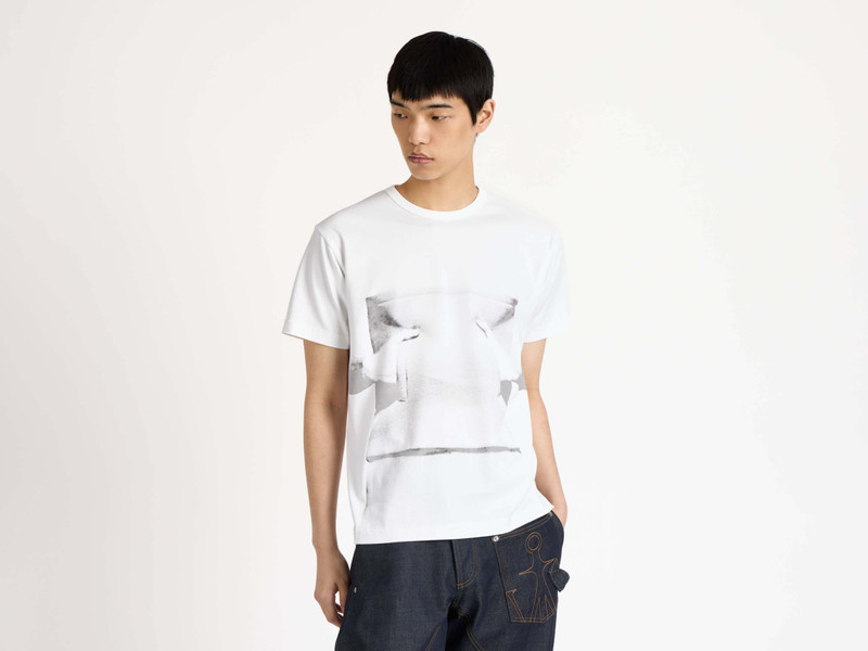 MENS GESTURE T-SHIRT IN WHITE 4