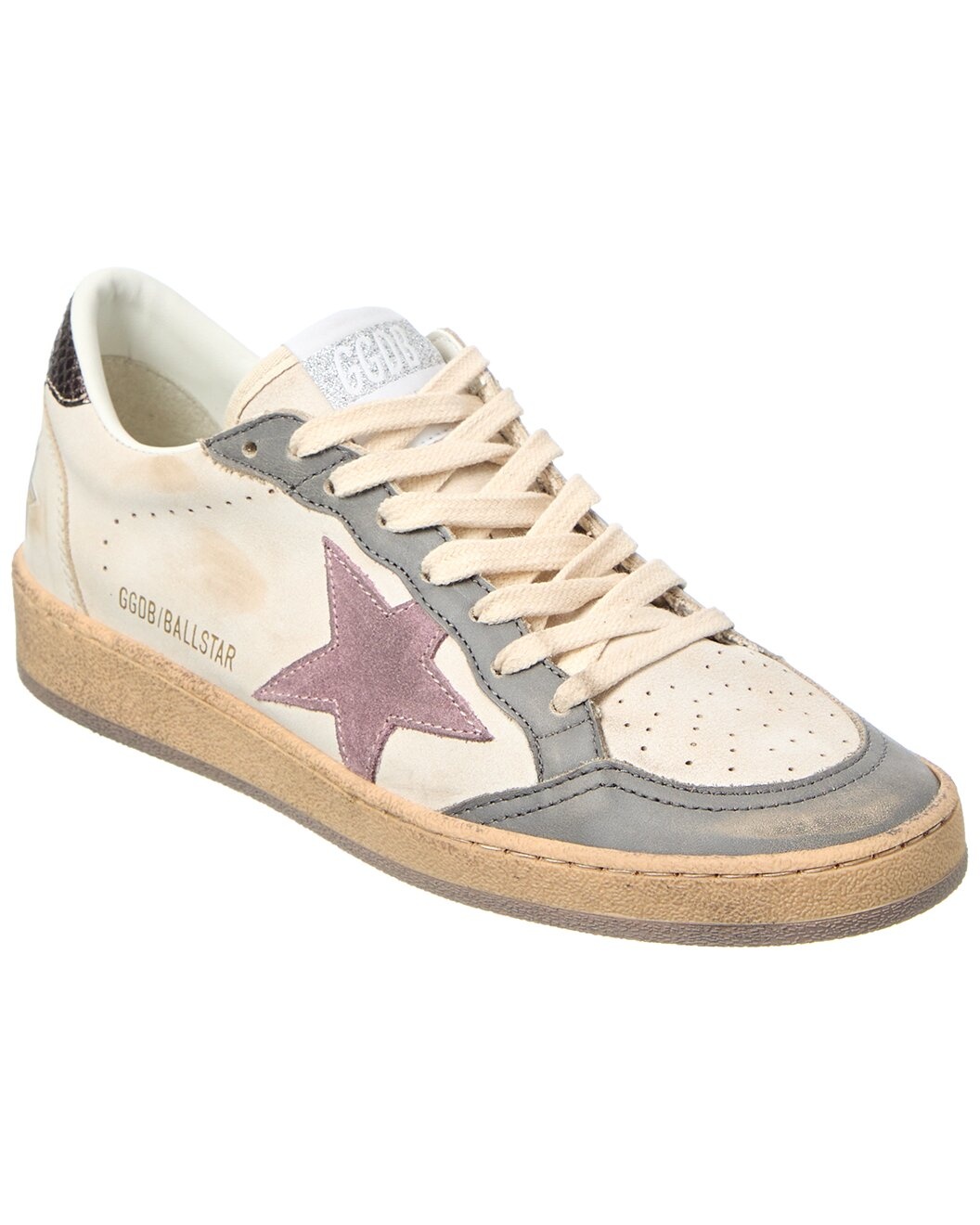 Golden Goose Ballstar Suede & Leather Sneaker - 1