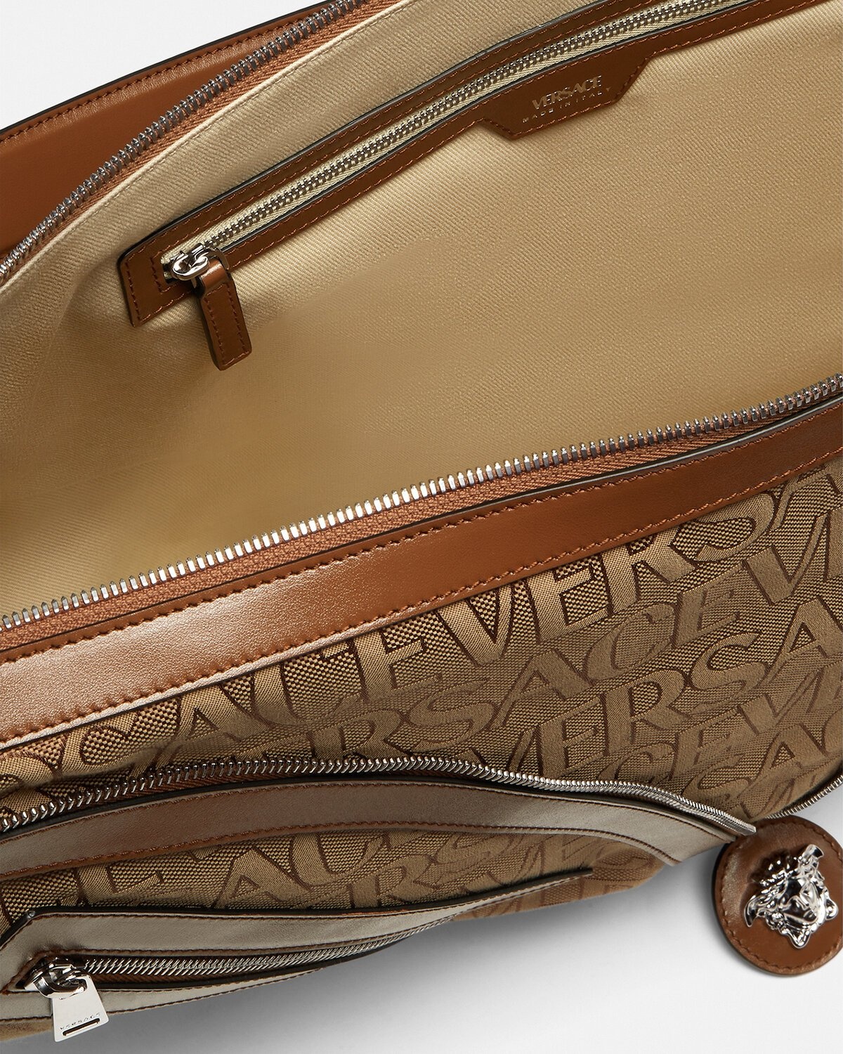 Versace Allover Repeat Large Hobo Bag - 4