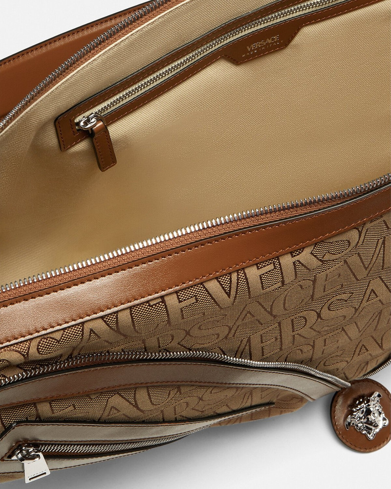 Versace Allover Repeat Large Hobo Bag 4