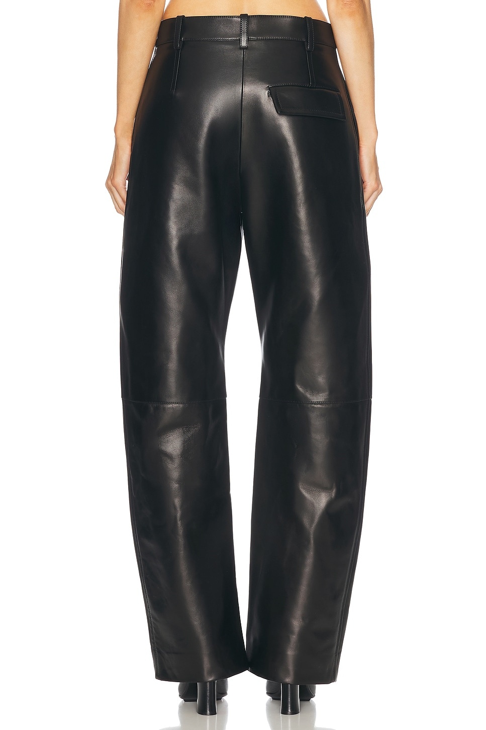 Leather Straight Leg - 4