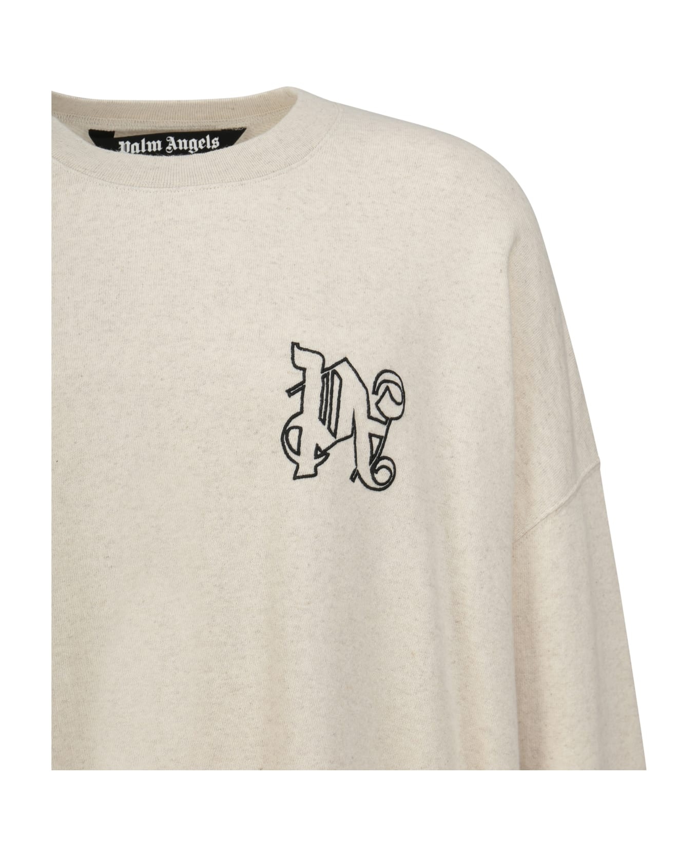 Pa Monogram Linen Crewneck - 3