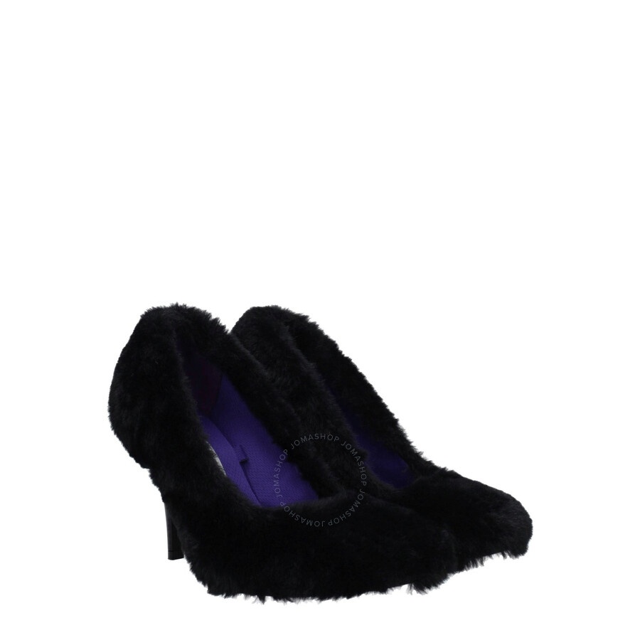 Stella Mccartney Black Ryder Shaggy Stiletto Pumps - 2